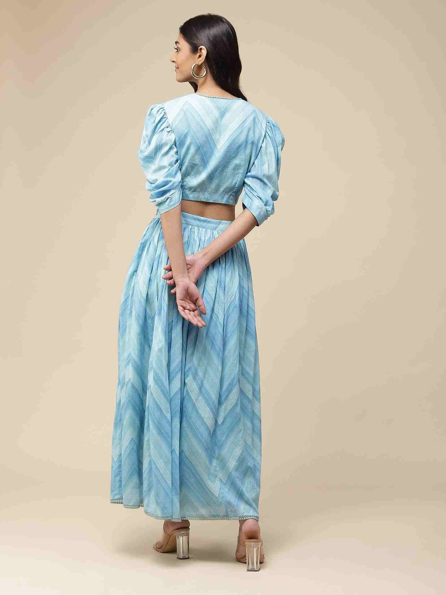 Blue Vanya Co-Ord Set