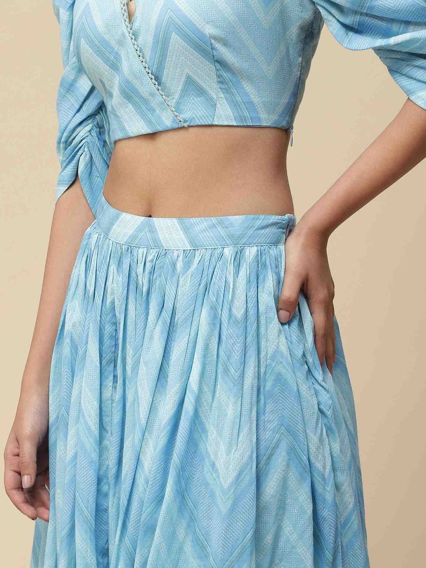 Blue Vanya Co-Ord Set