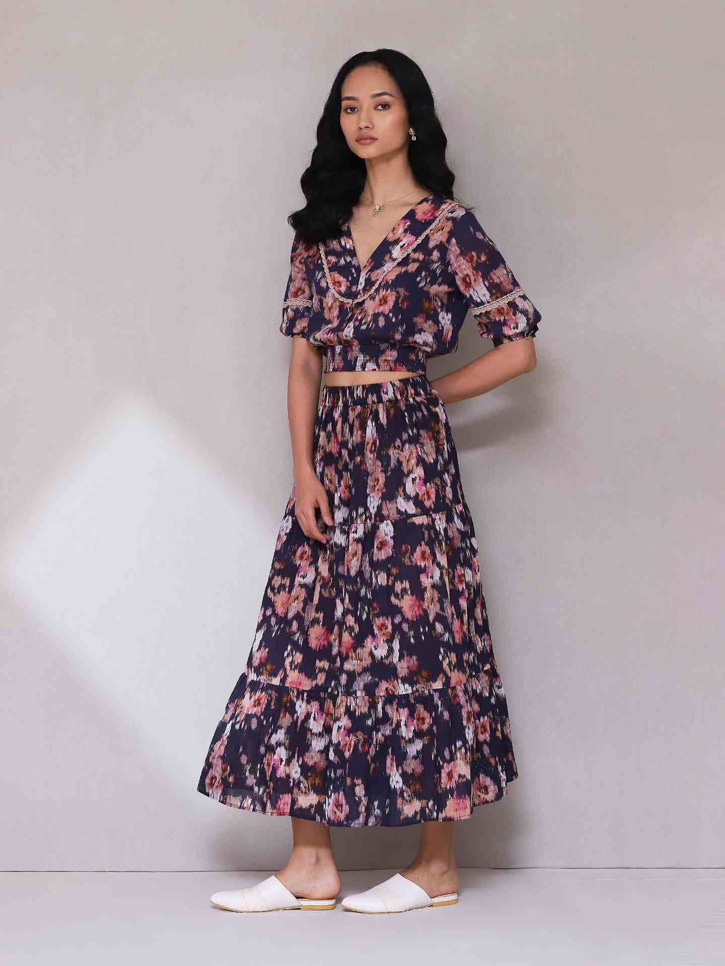 Blue Masakali Co-Ord Set