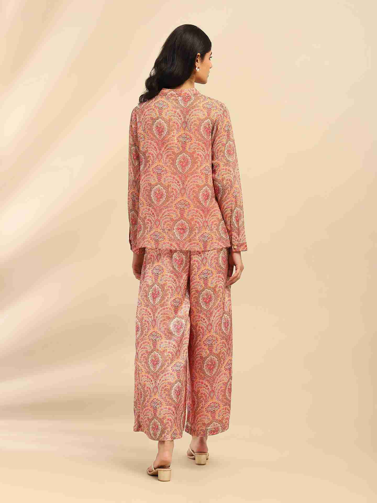 Peach Cassandra Co-Ord Set