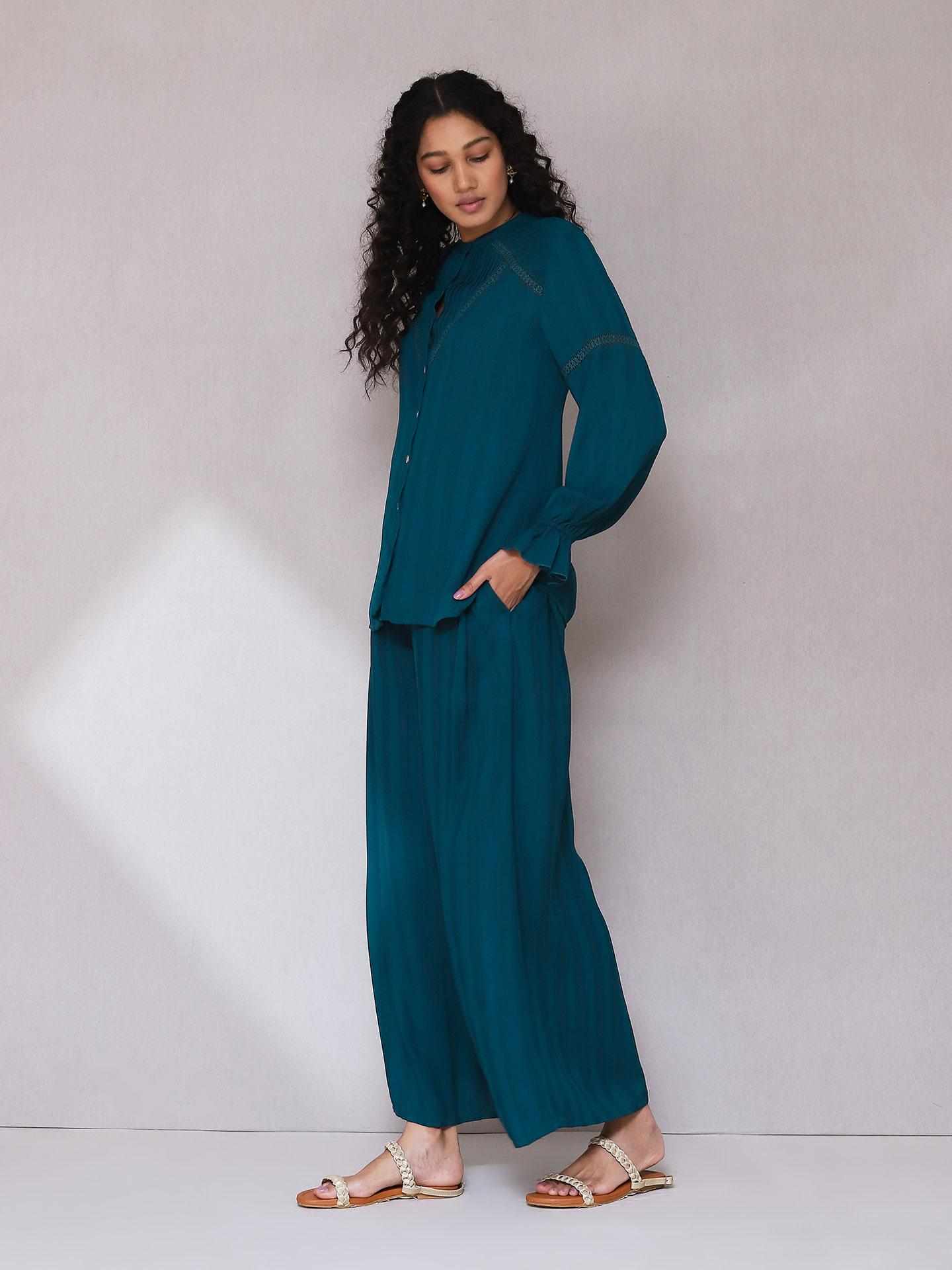 Teal Irum Co-Ord Set