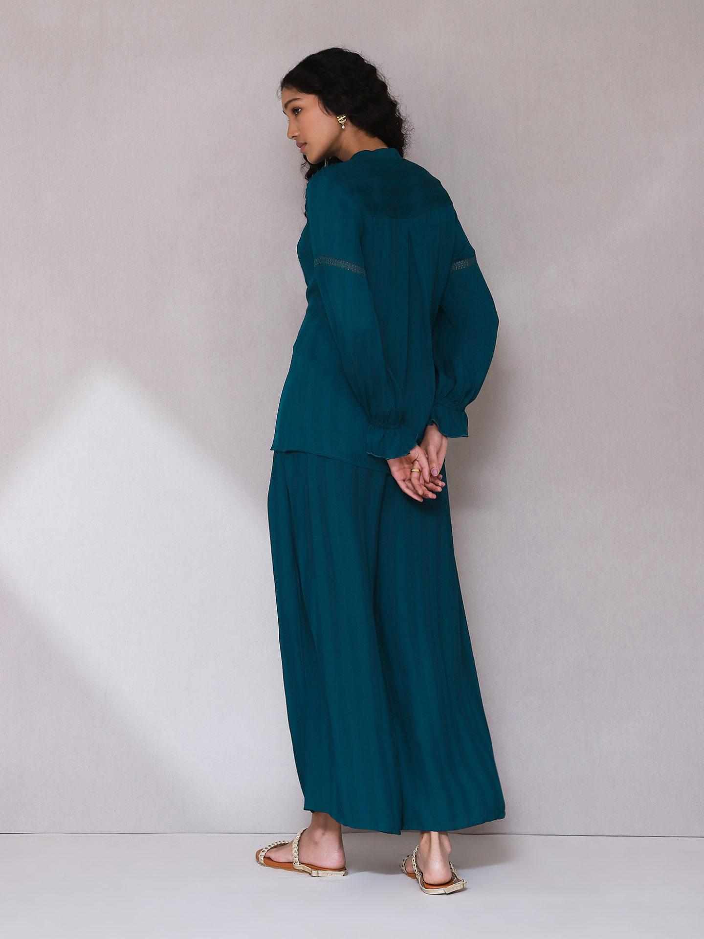 Teal Irum Co-Ord Set