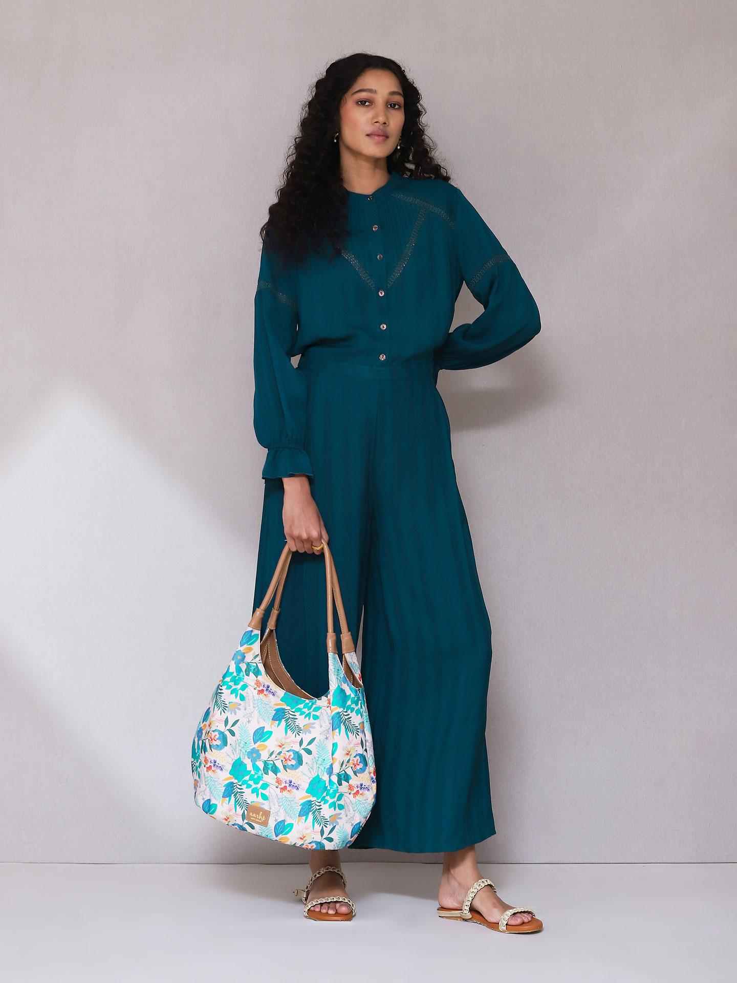 Teal Irum Co-Ord Set