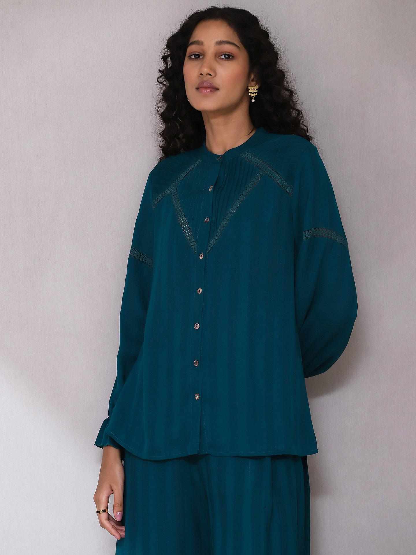 Teal Irum Co-Ord Set