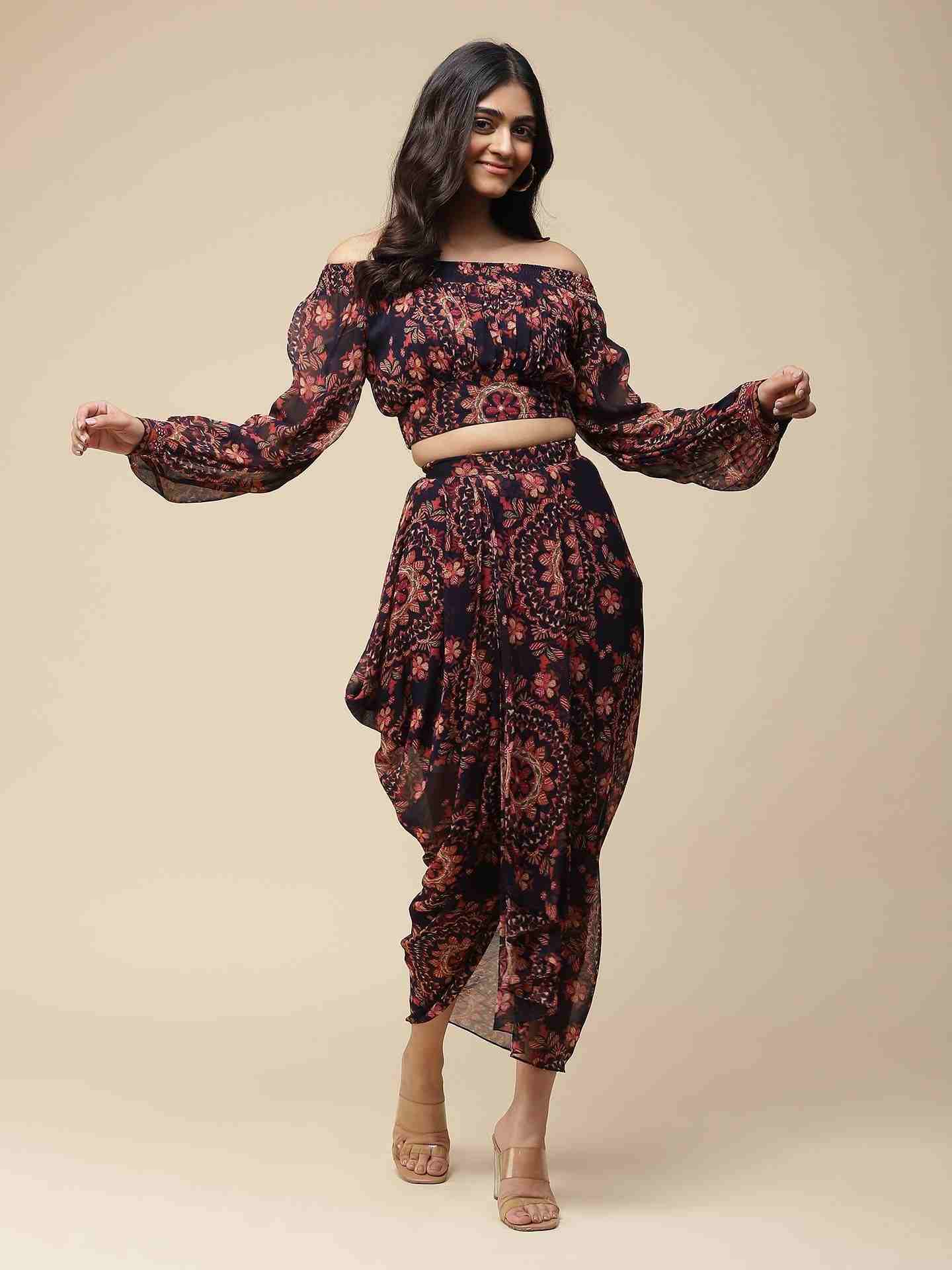 Navy Adriti Co-Ord Set