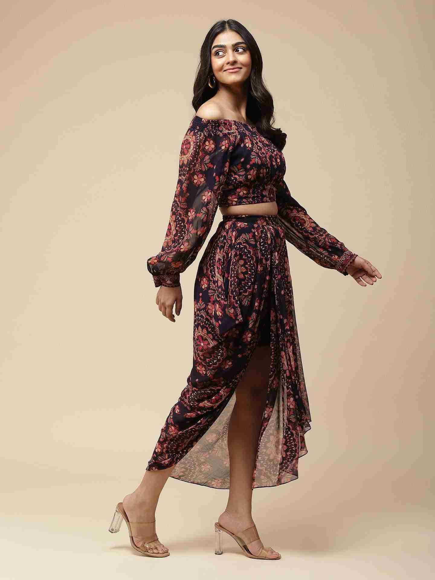 Navy Adriti Co-Ord Set