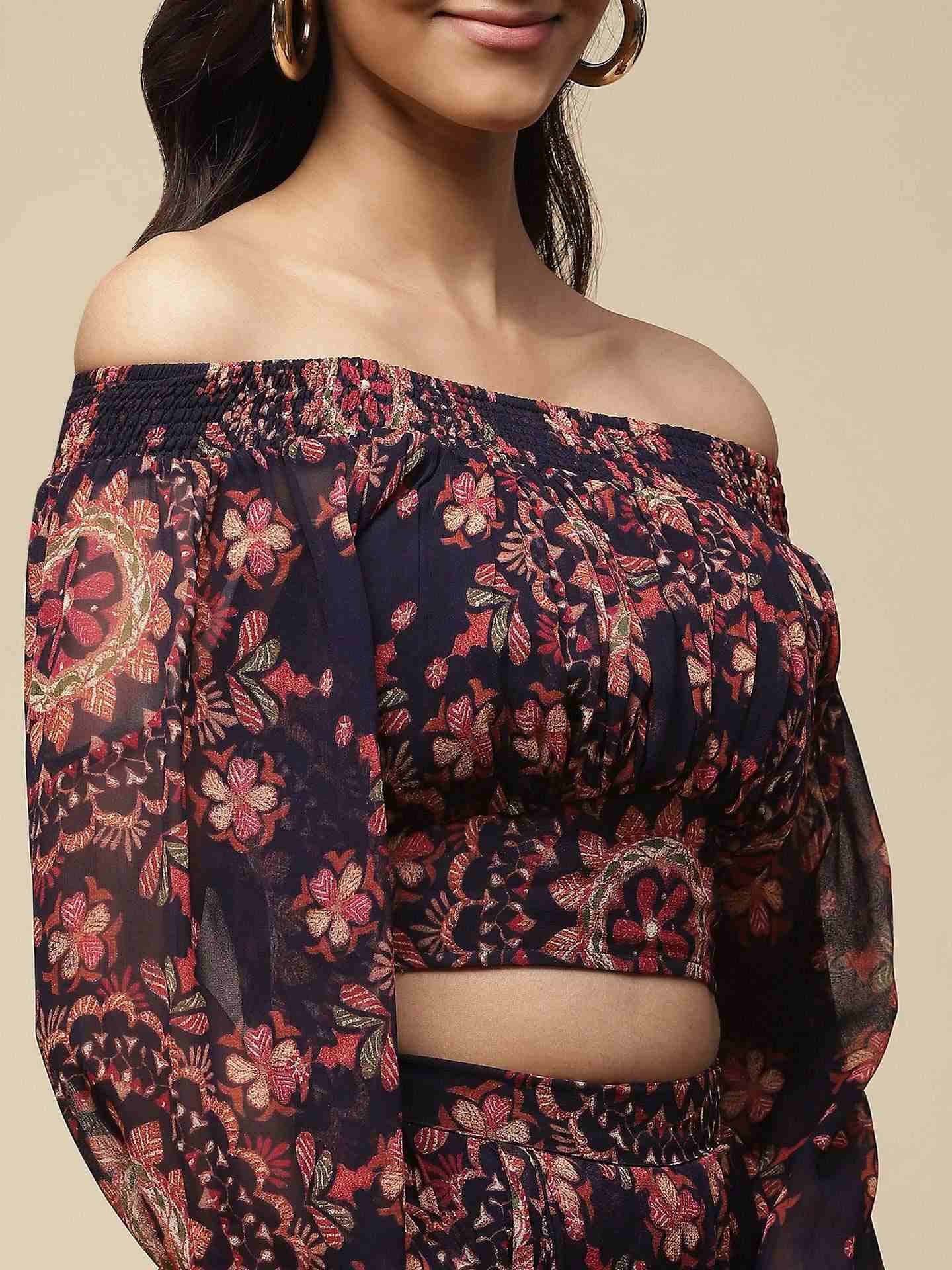 Navy Adriti Co-Ord Set