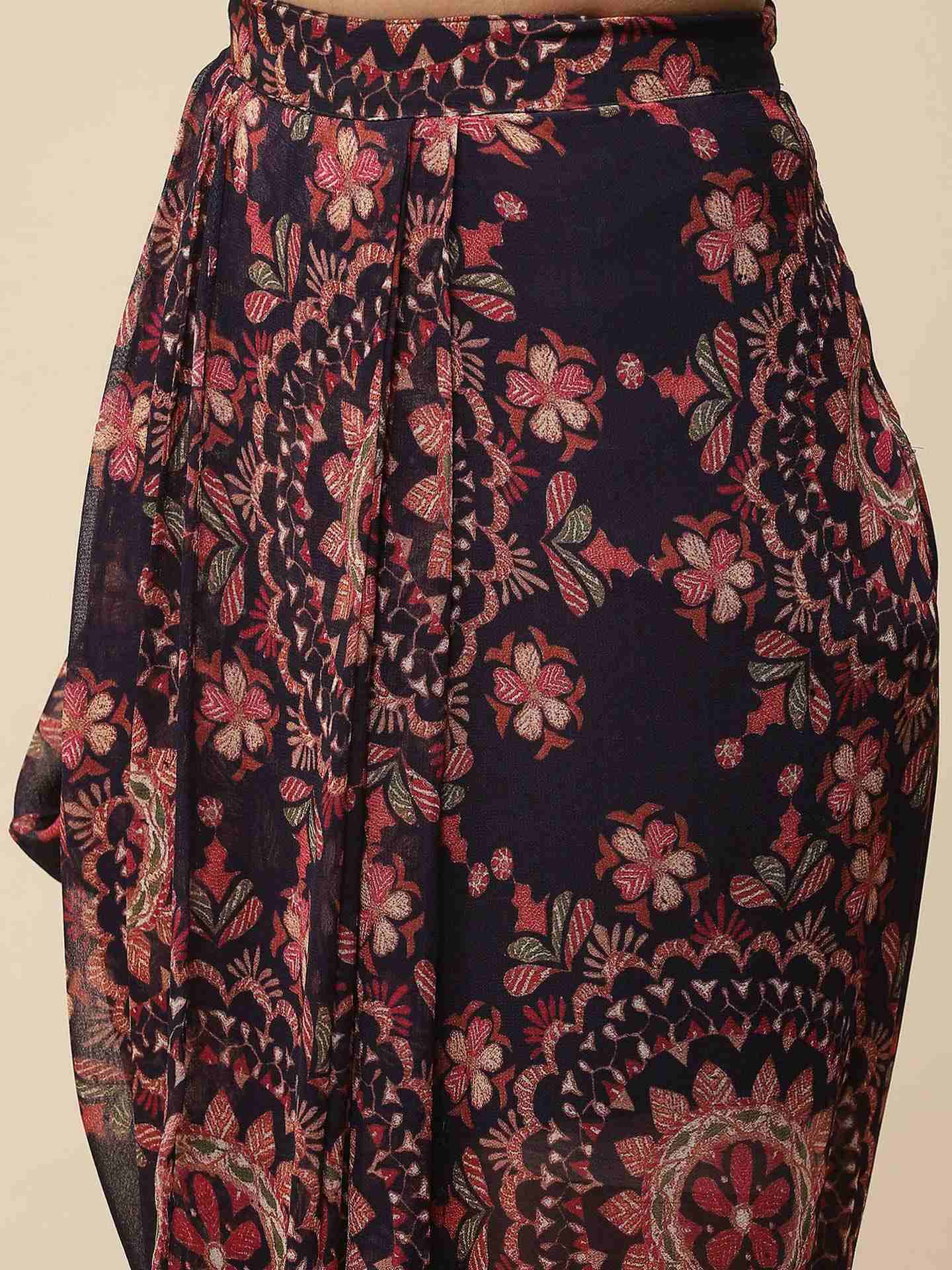 Navy Adriti Co-Ord Set