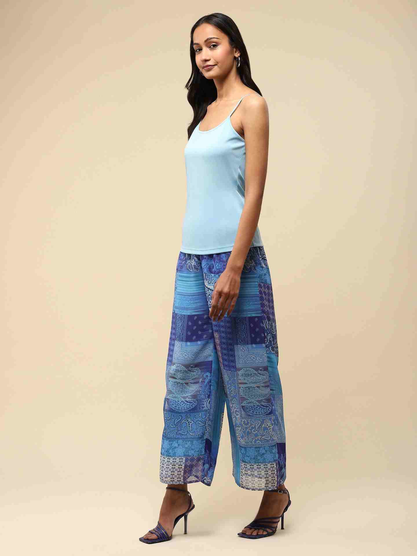Blue Multi Calist Co-Ord Set