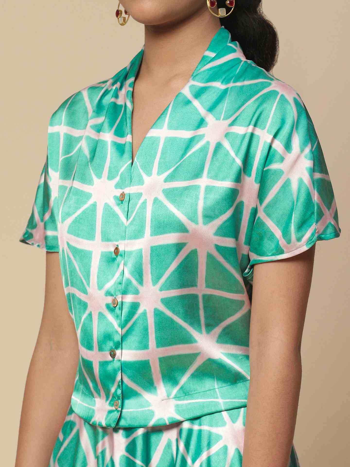 Green Ananta Co-Ord Set