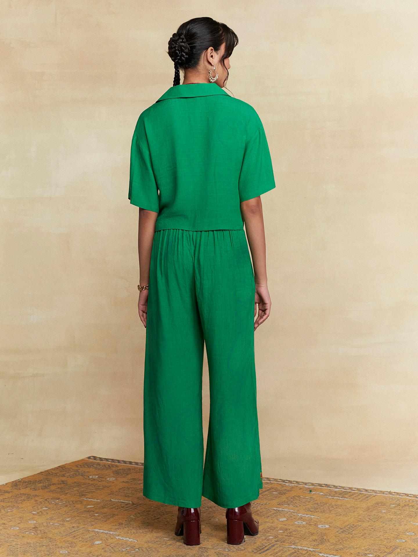 Green Pepper Solid Co-Ord Set
