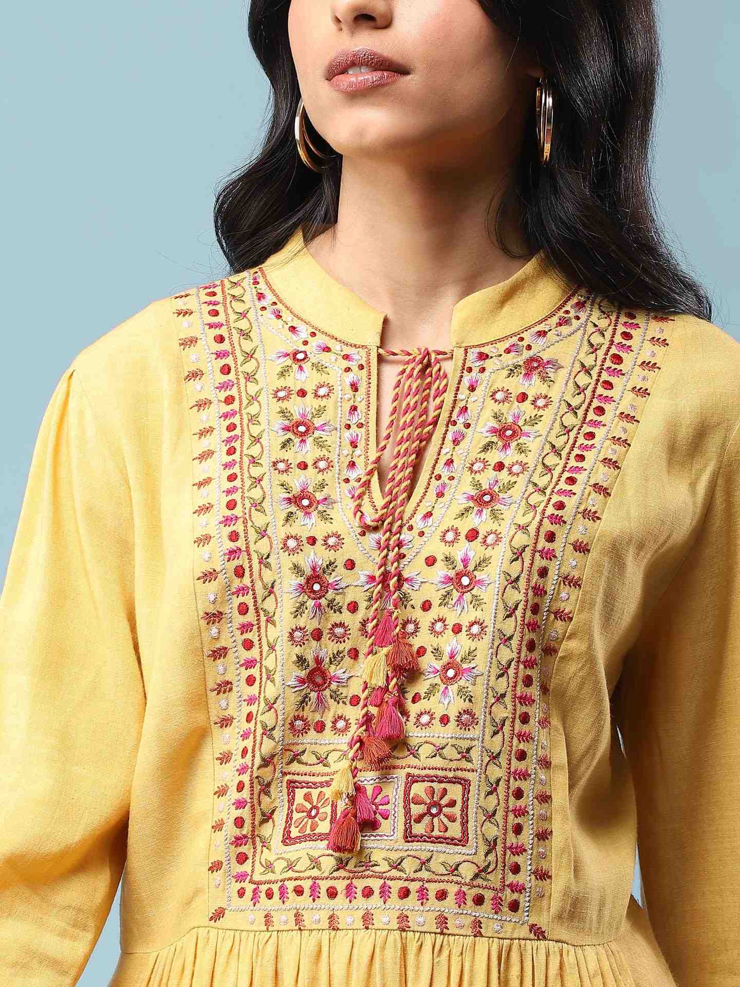 Yellow Anusurya Solid Co-Ord Set