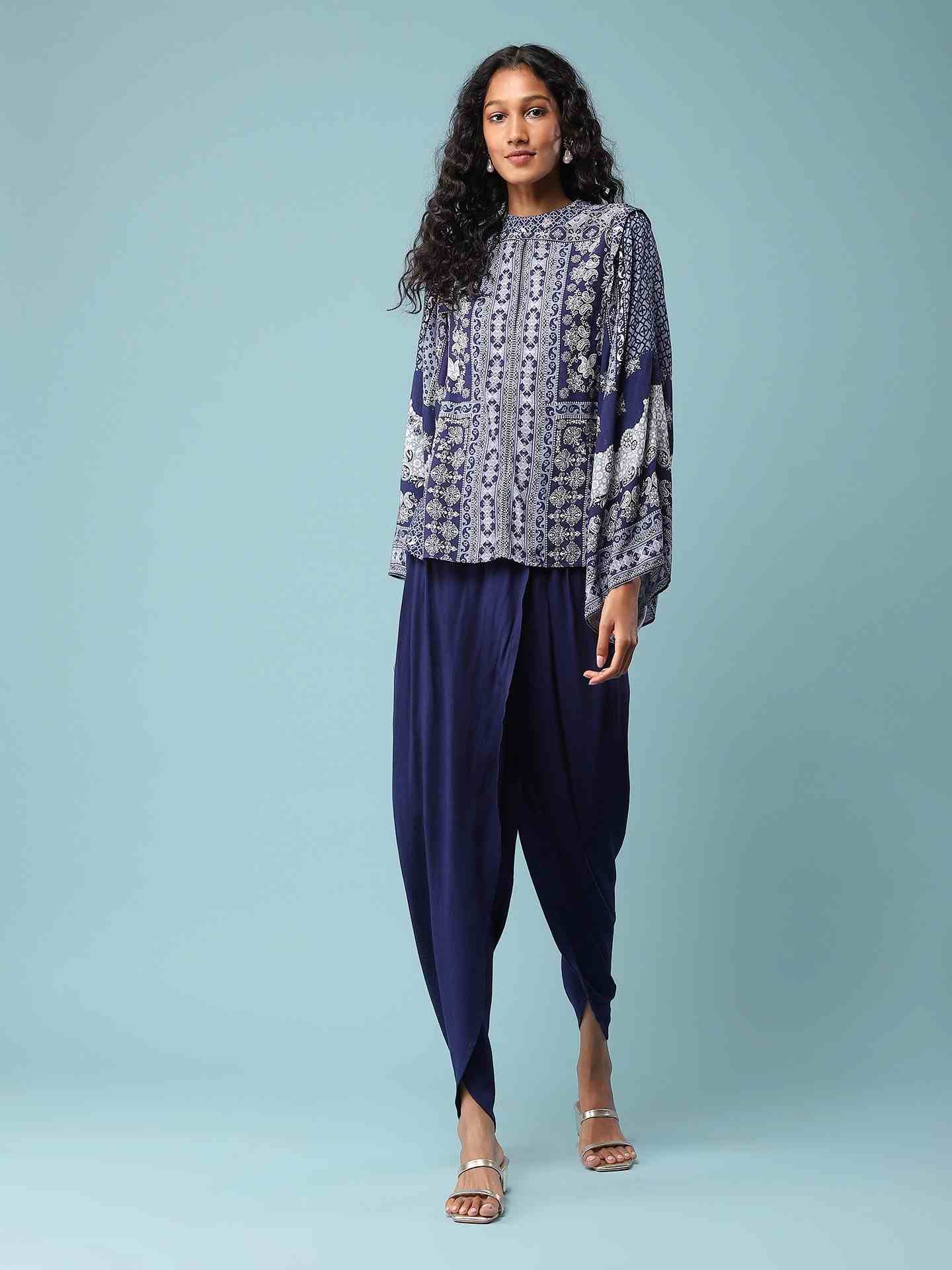Blue Monochrome Co-Ord Set