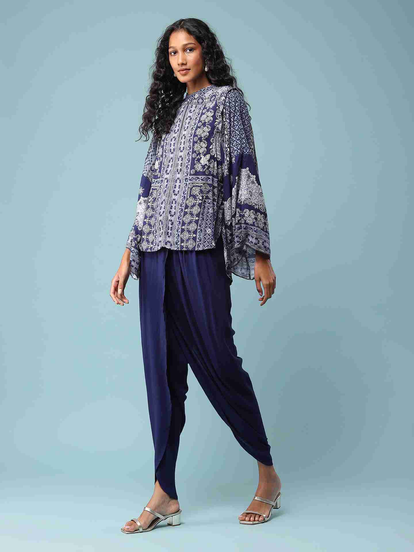 Blue Monochrome Co-Ord Set