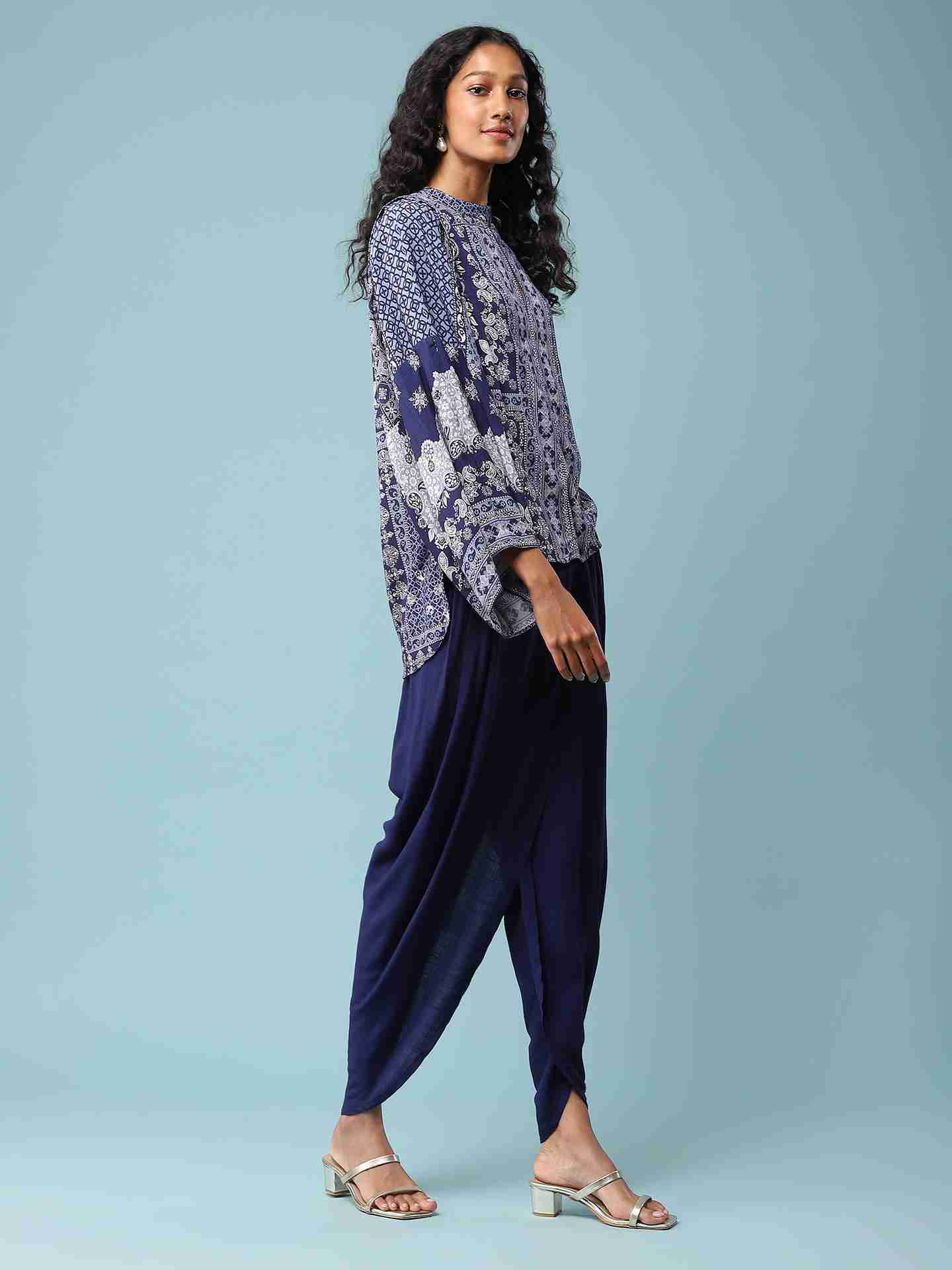 Blue Monochrome Co-Ord Set