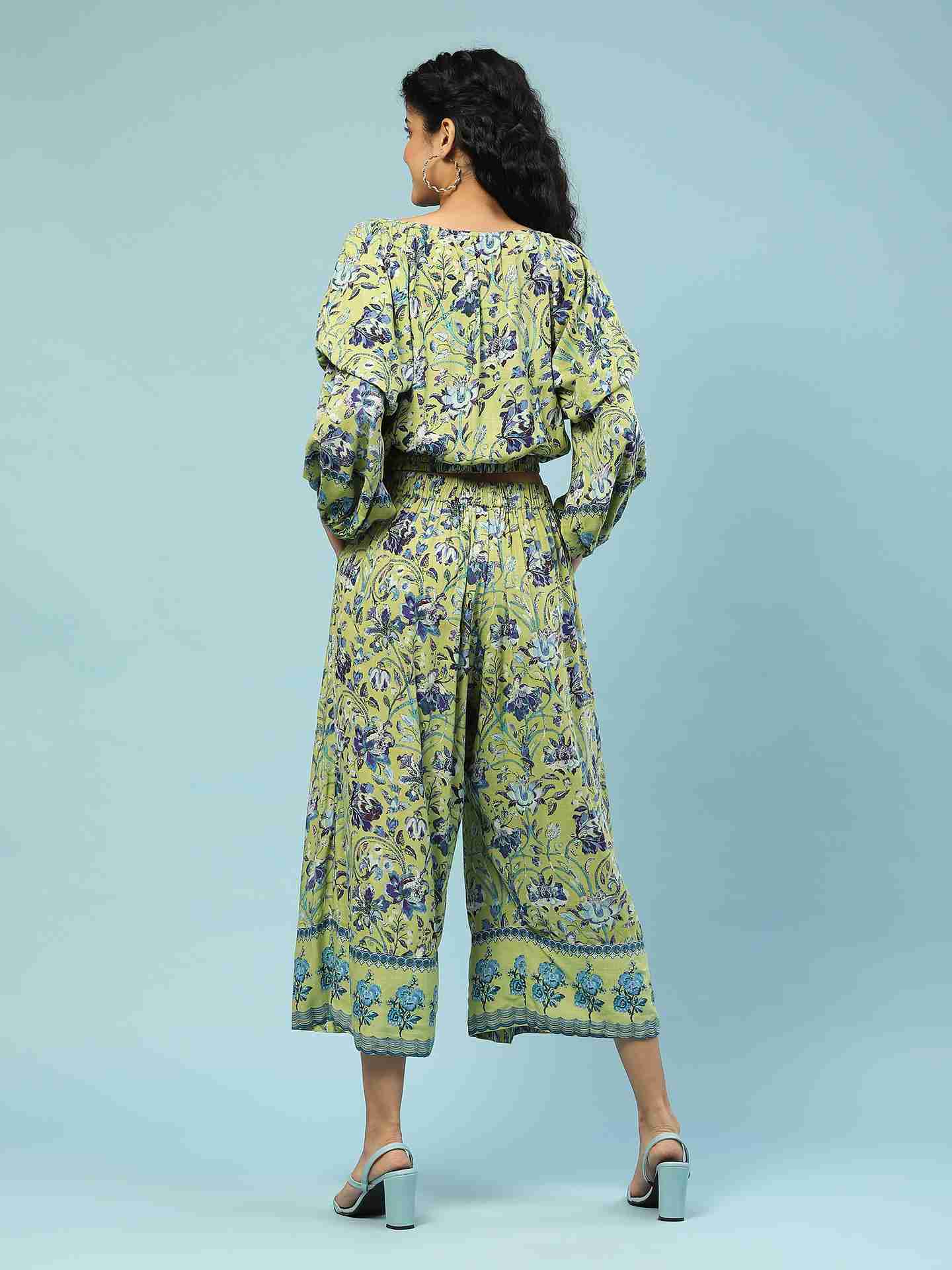 Green Saundh Co-Ord Set