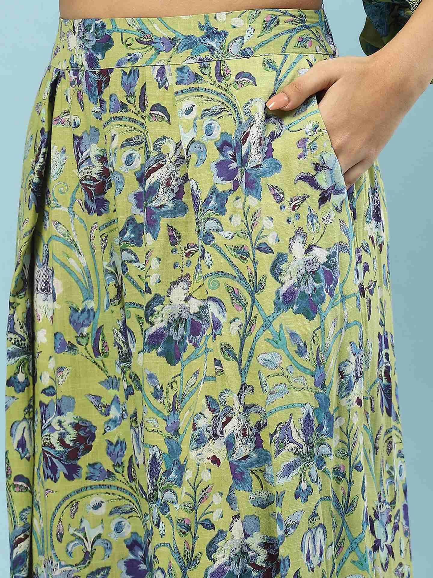 Green Saundh Co-Ord Set