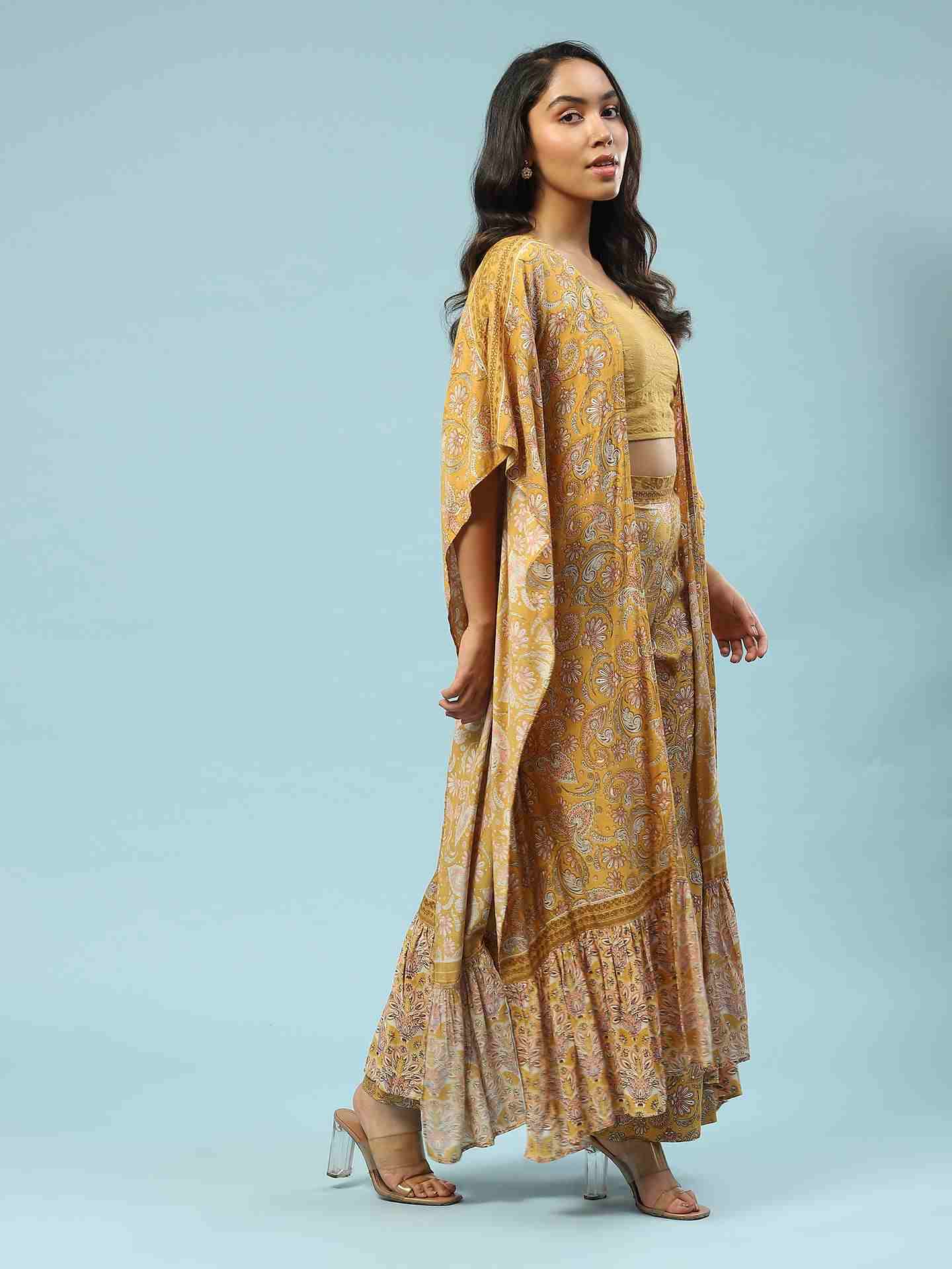 Olive Kavita Co-Ord Set