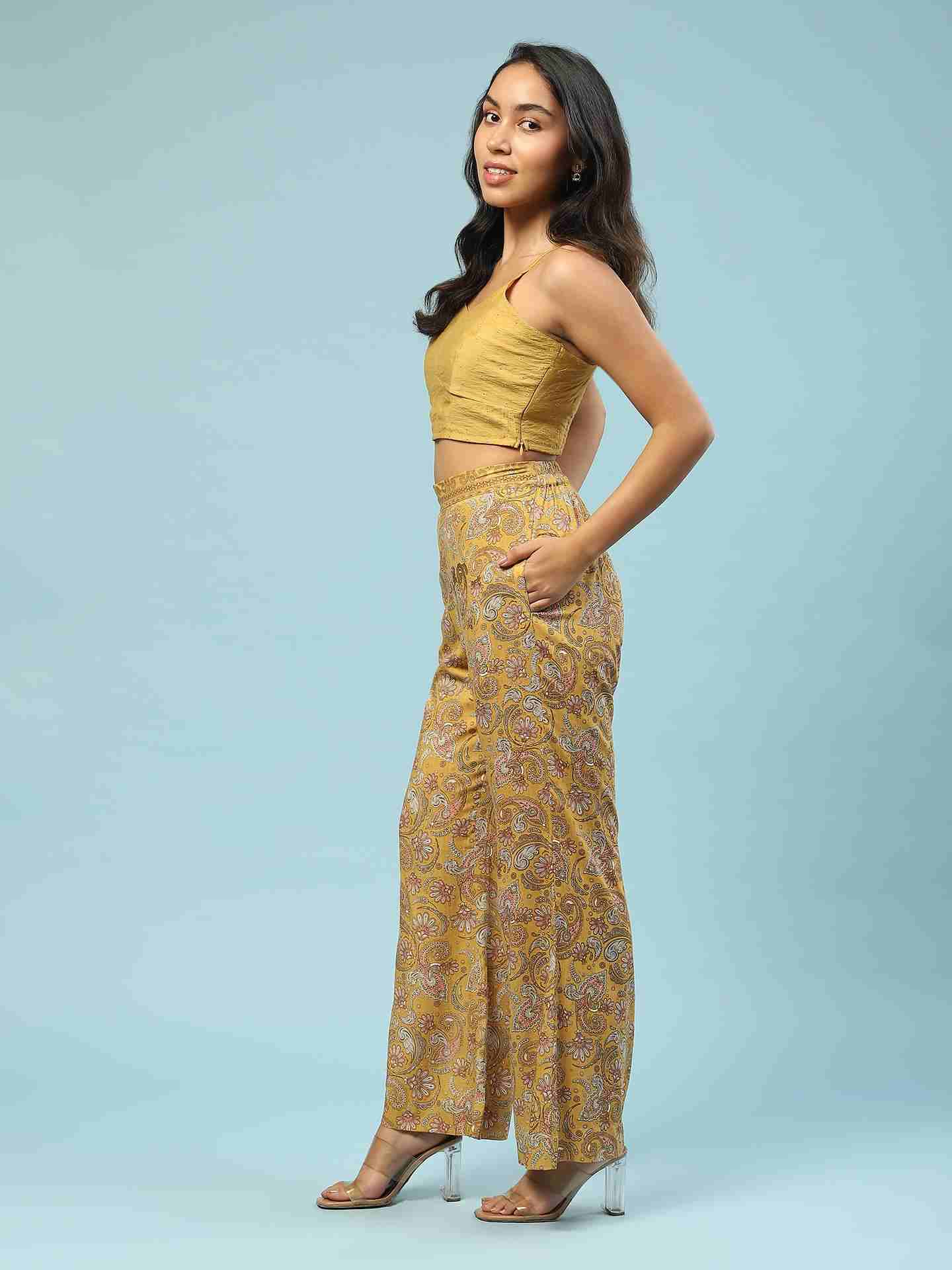 Olive Kavita Co-Ord Set