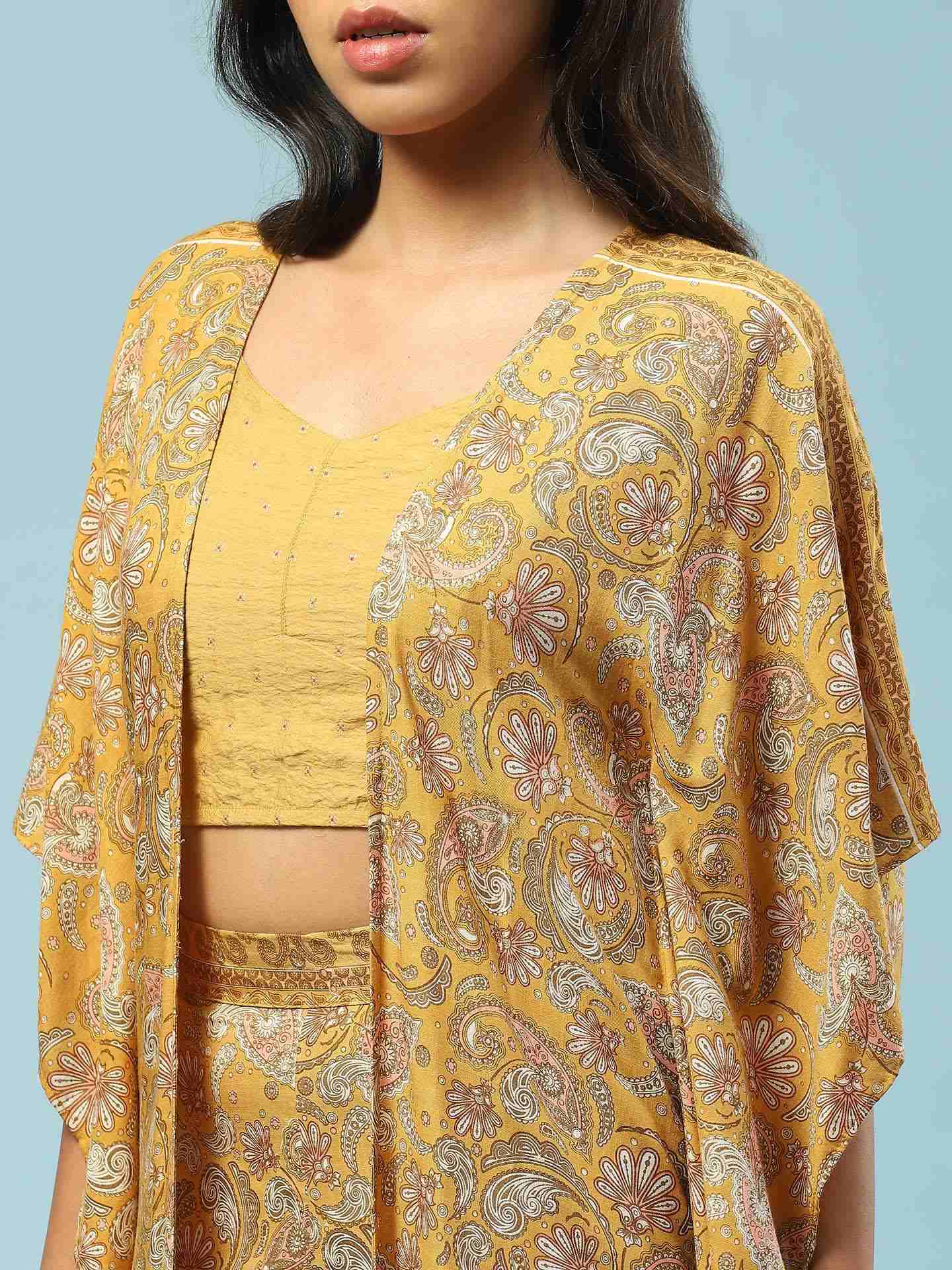 Olive Kavita Co-Ord Set