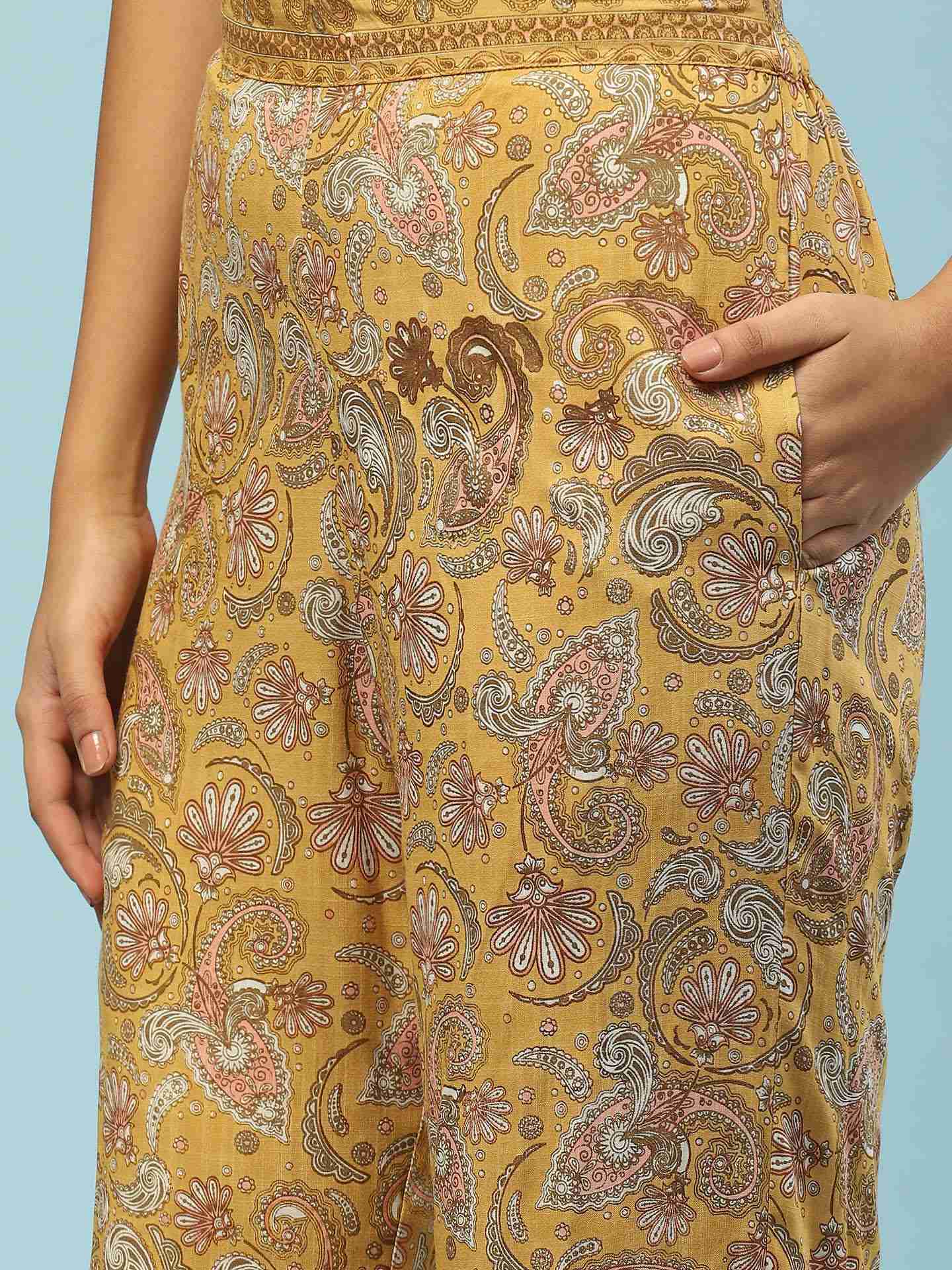 Olive Kavita Co-Ord Set
