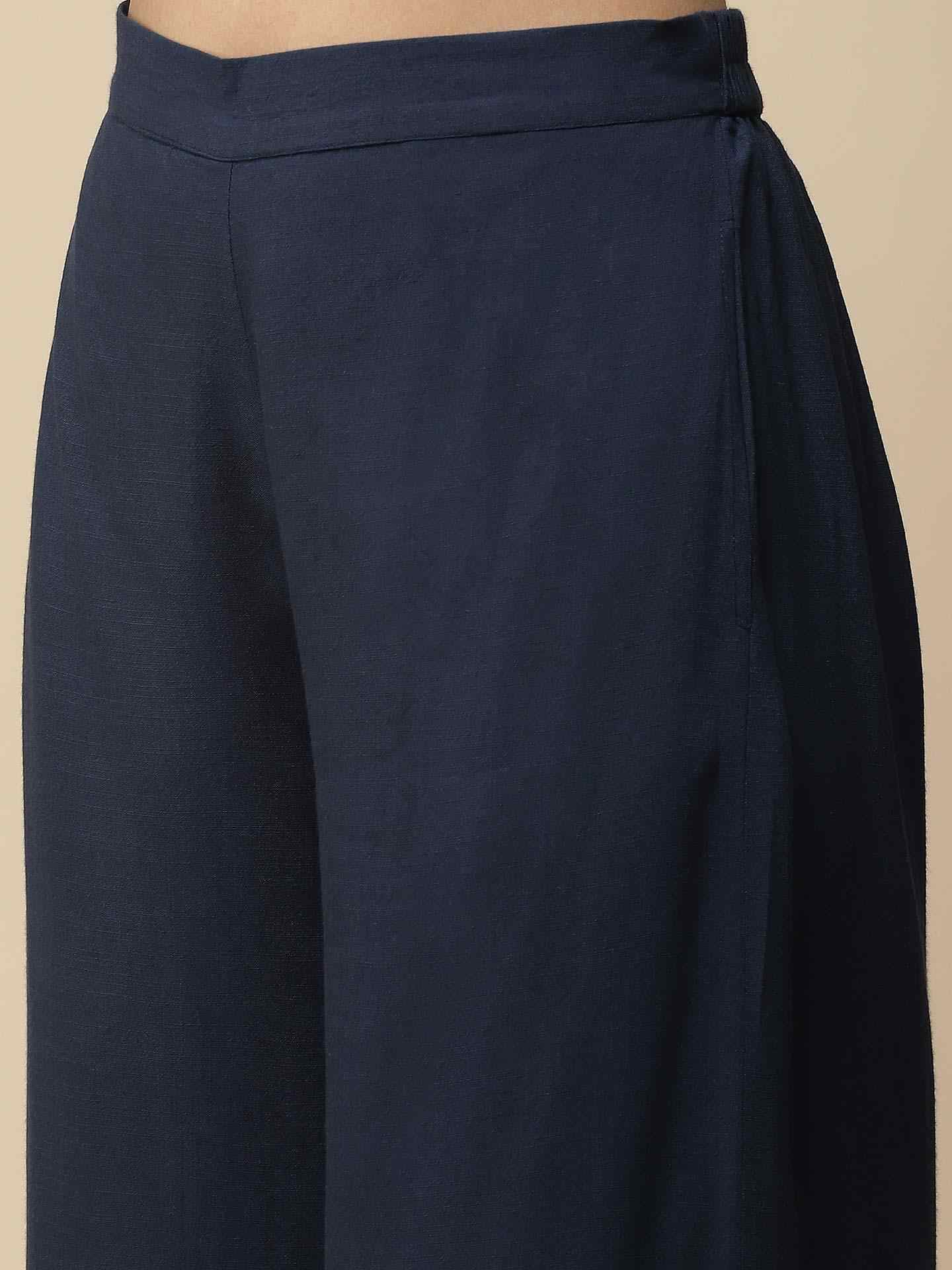 Navy Viti Solid Co-Ord Set