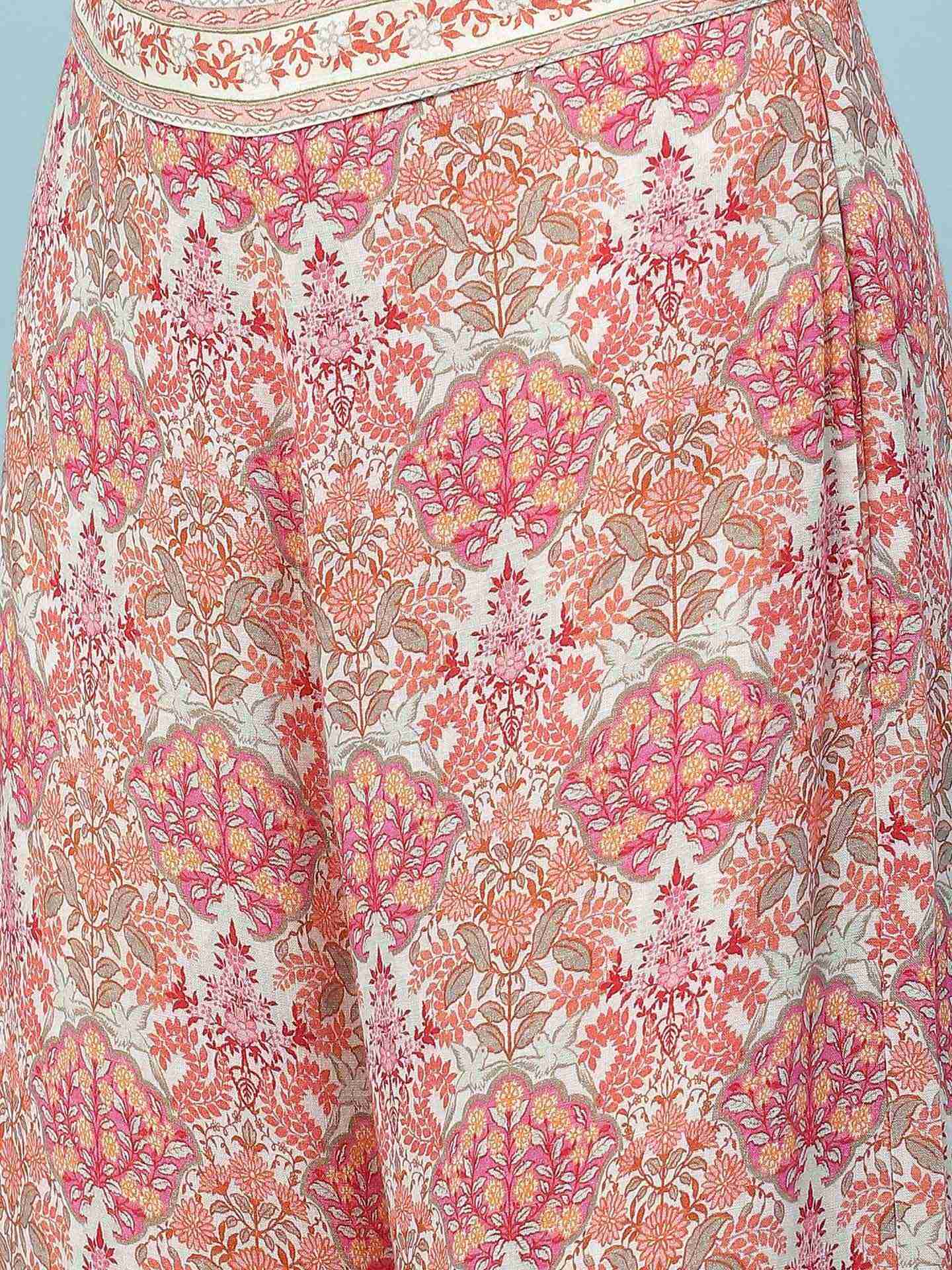 Pink Islamic Butti Co-Ord Set