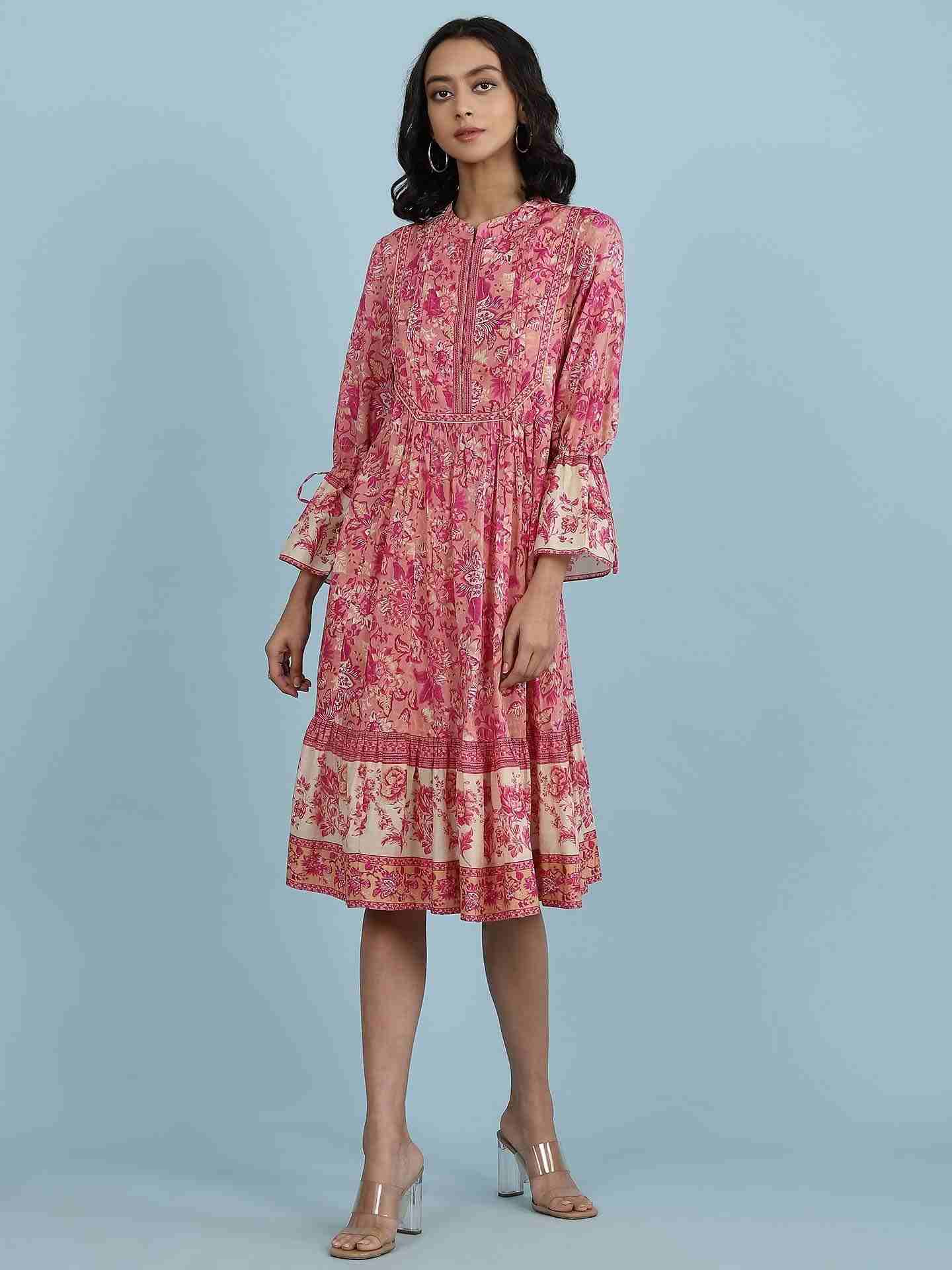 Pink Jalashay Long Dress