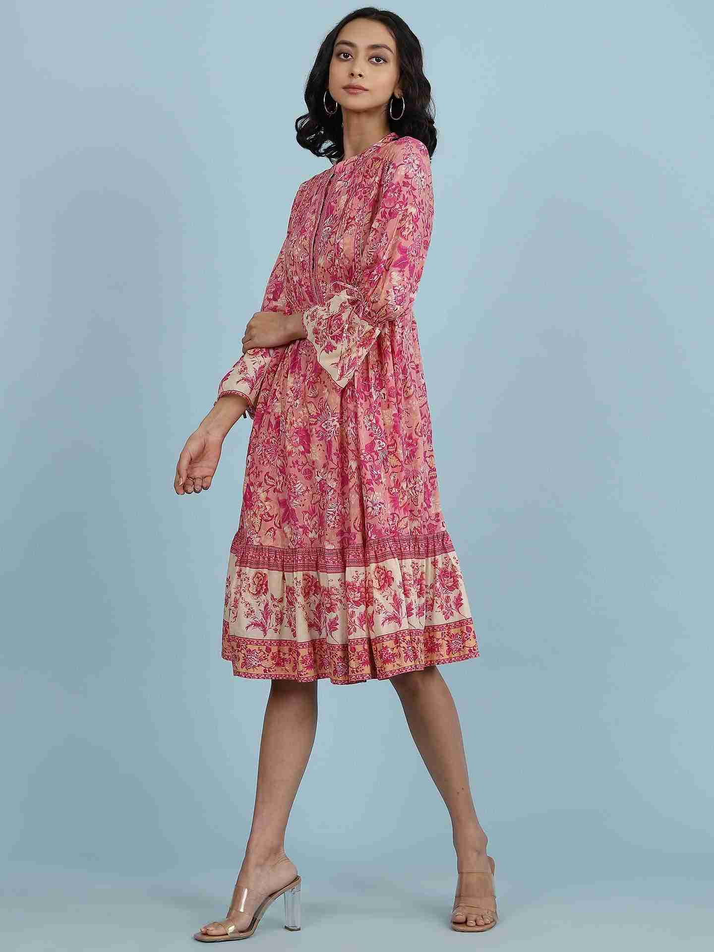 Pink Jalashay Long Dress