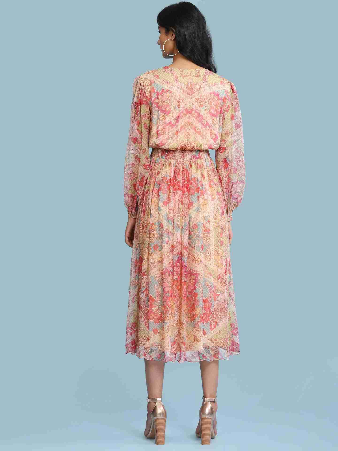Pink Indra Long Dress
