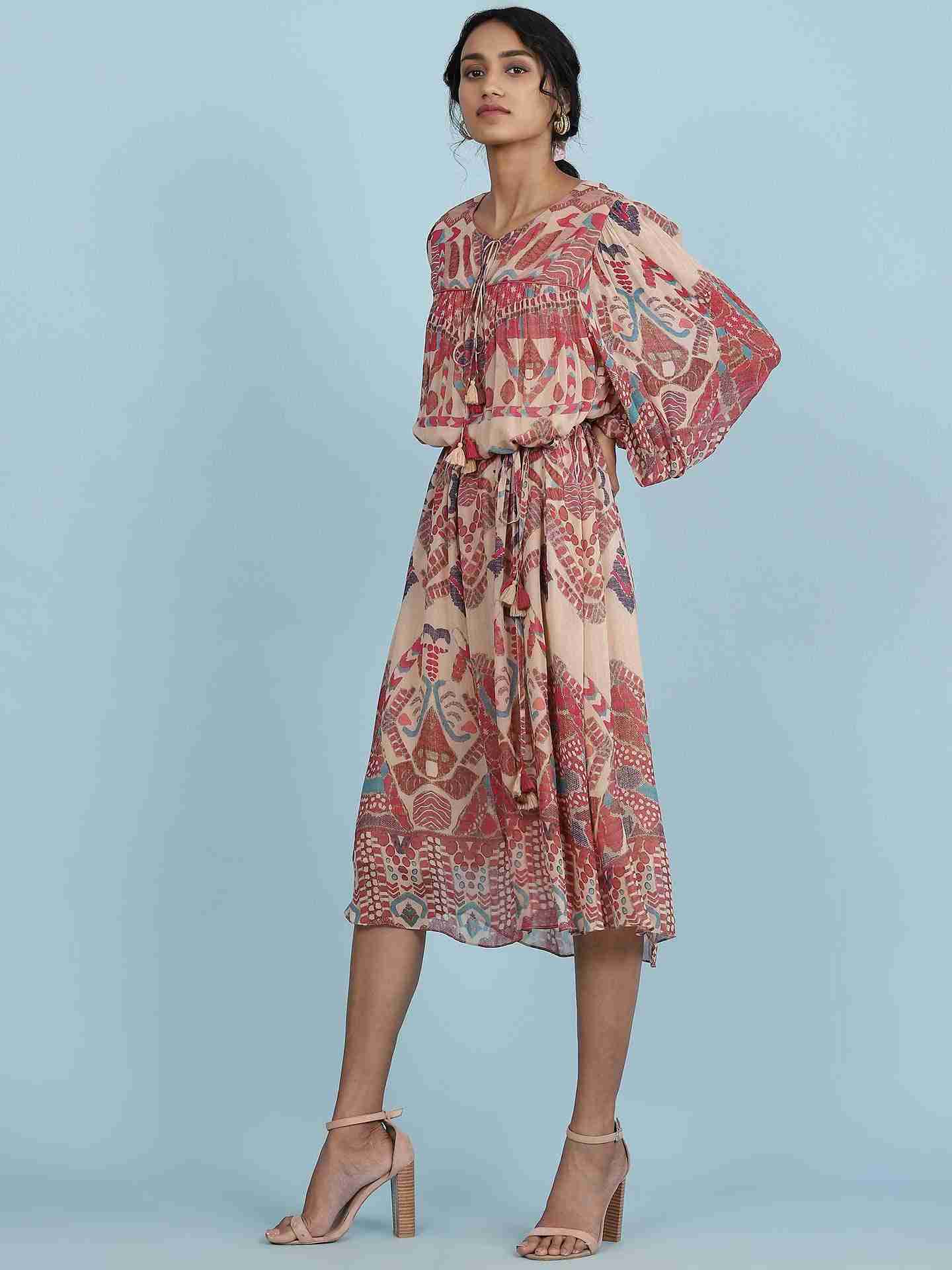 Ecru Calliope Long Dress