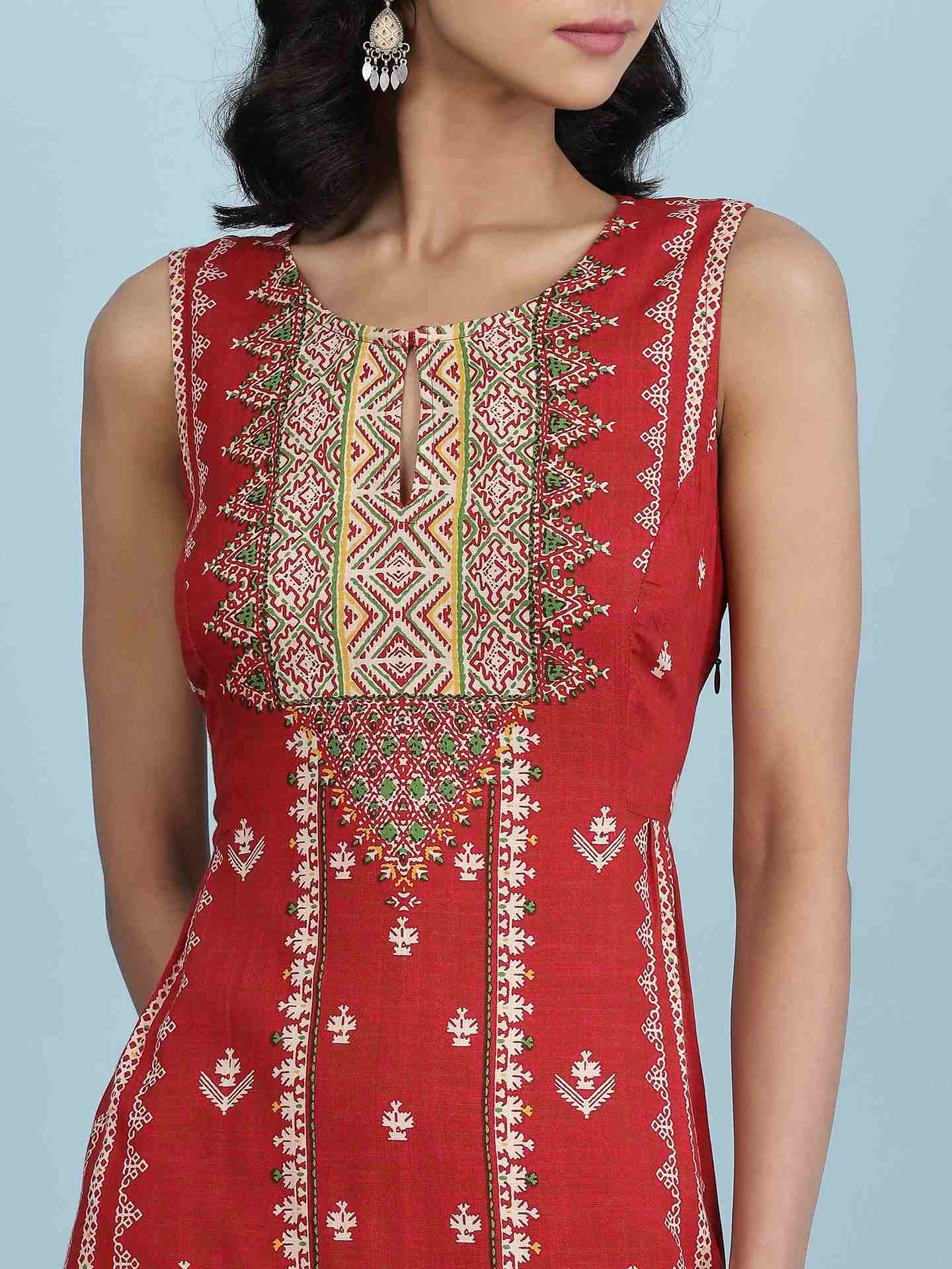 Red Gitali Long Dress
