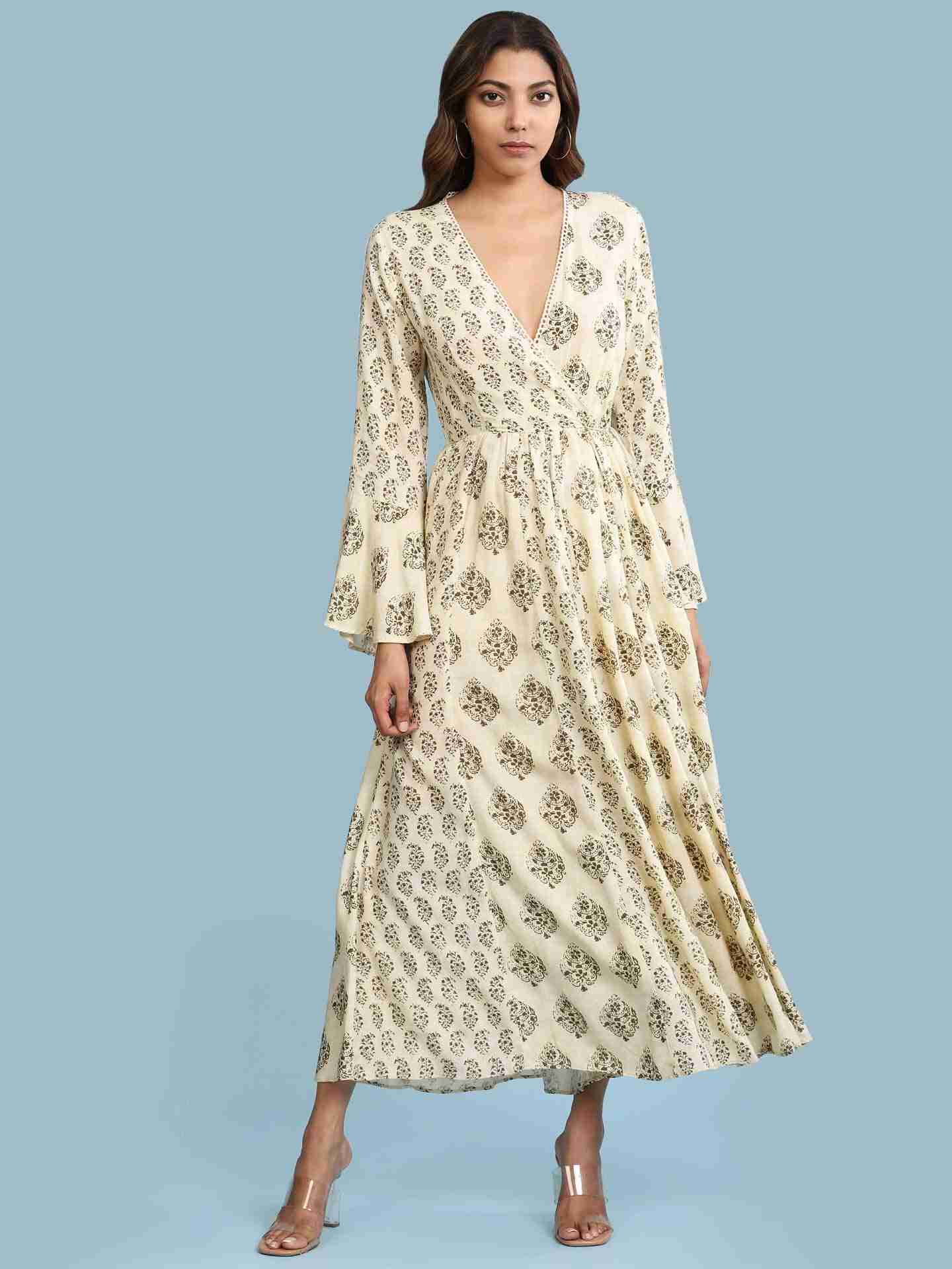 Ecru Nandil Long Dress