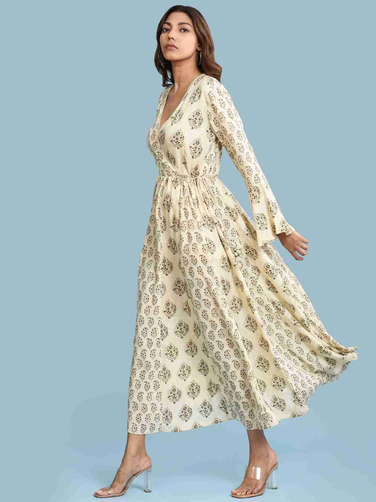 Ecru Nandil Long Dress
