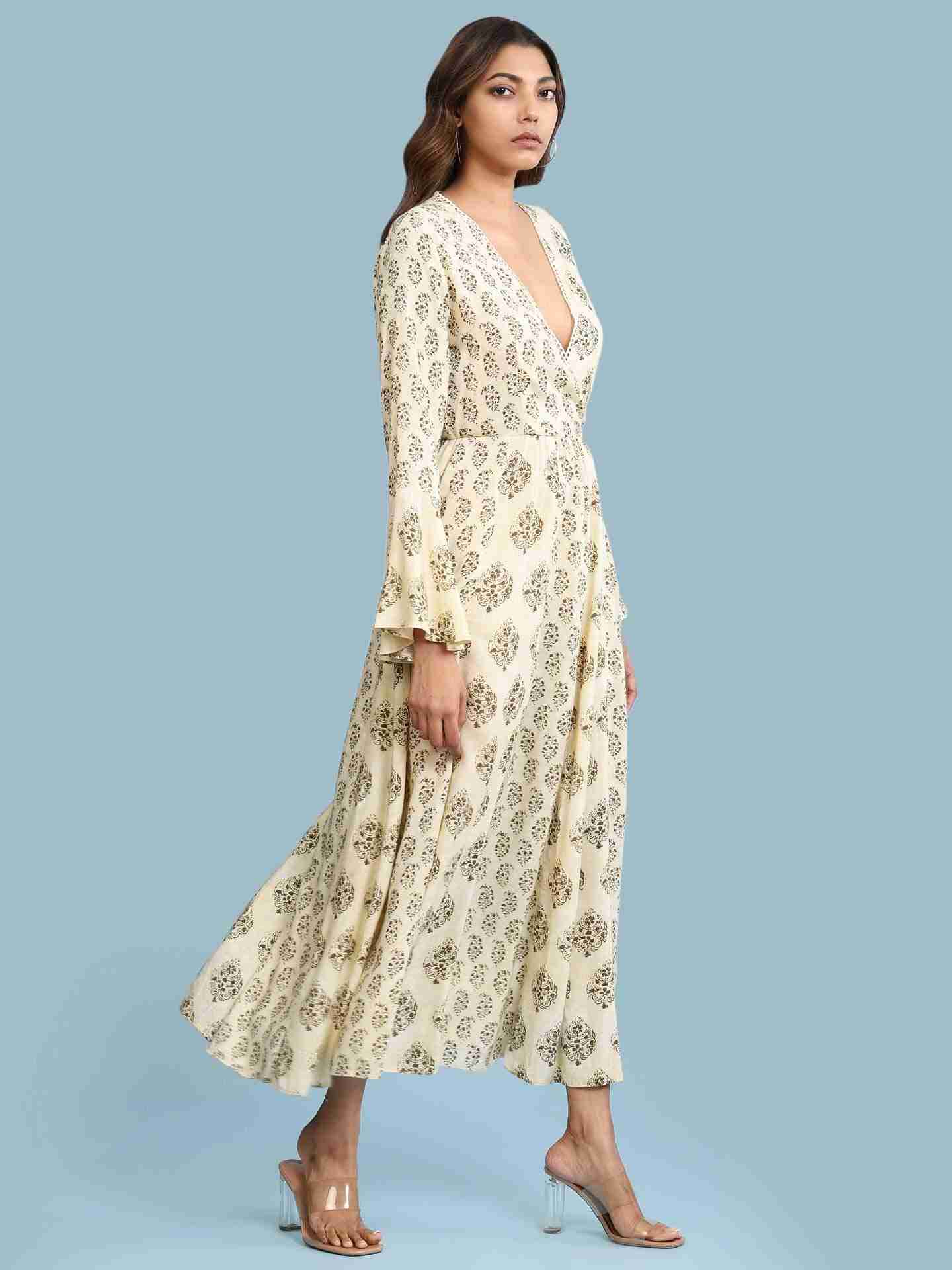 Ecru Nandil Long Dress