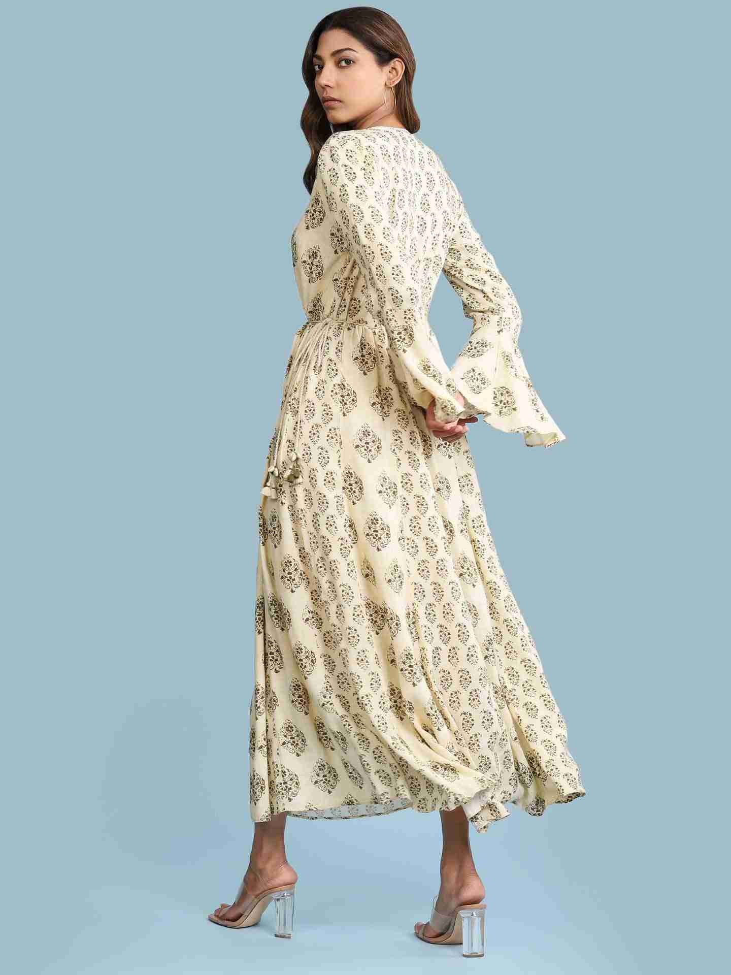 Ecru Nandil Long Dress