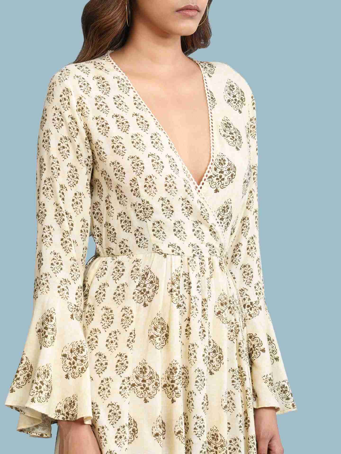 Ecru Nandil Long Dress