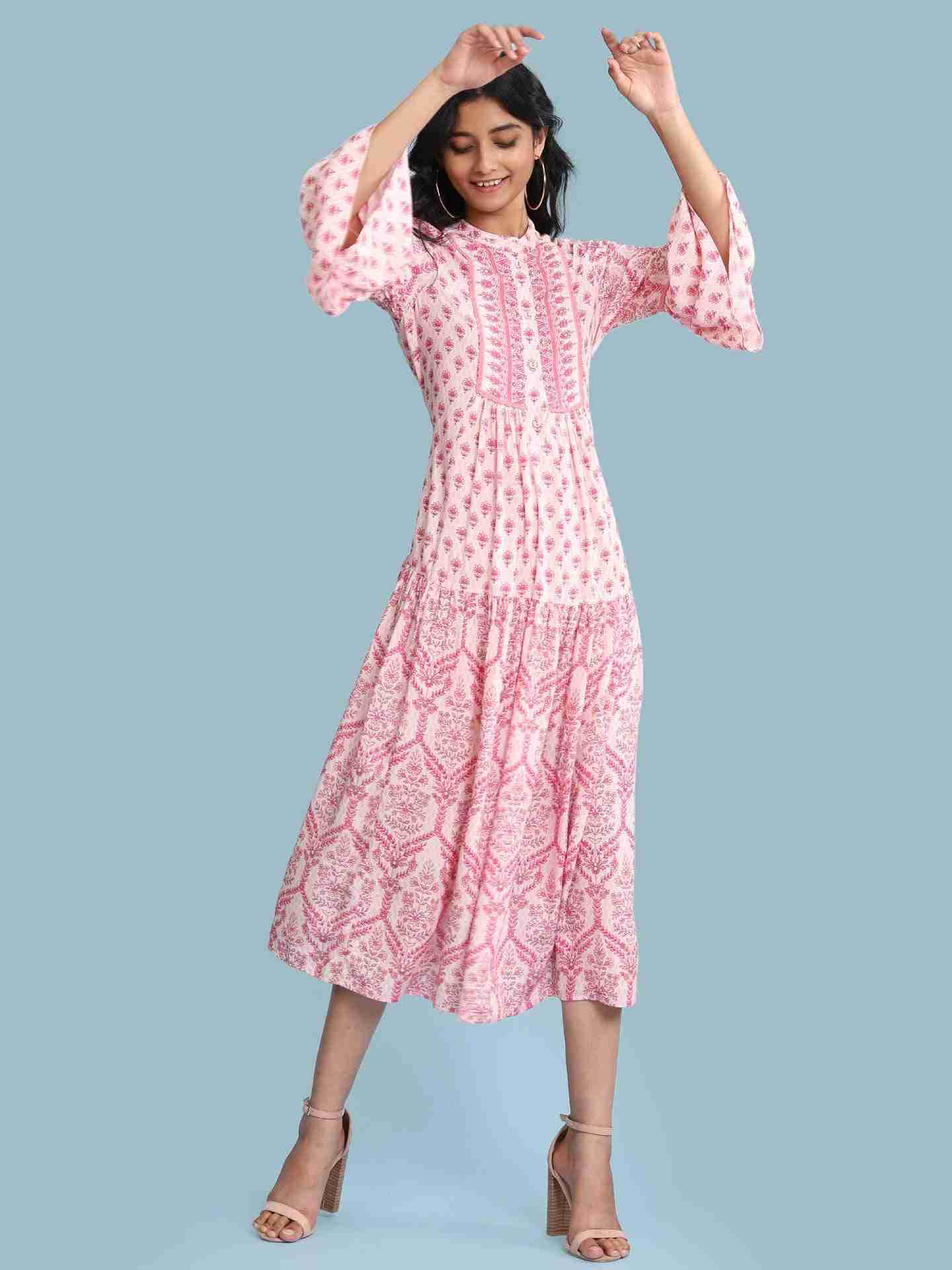 Pink Melody Long Dress