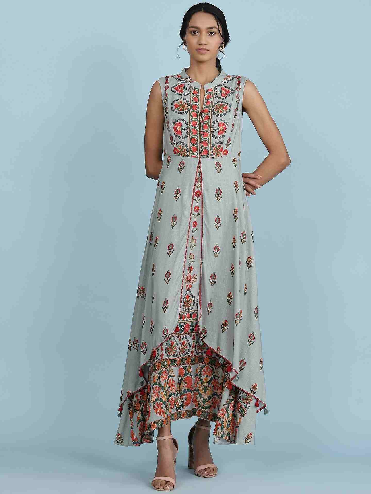 Green Rudra Long Dress