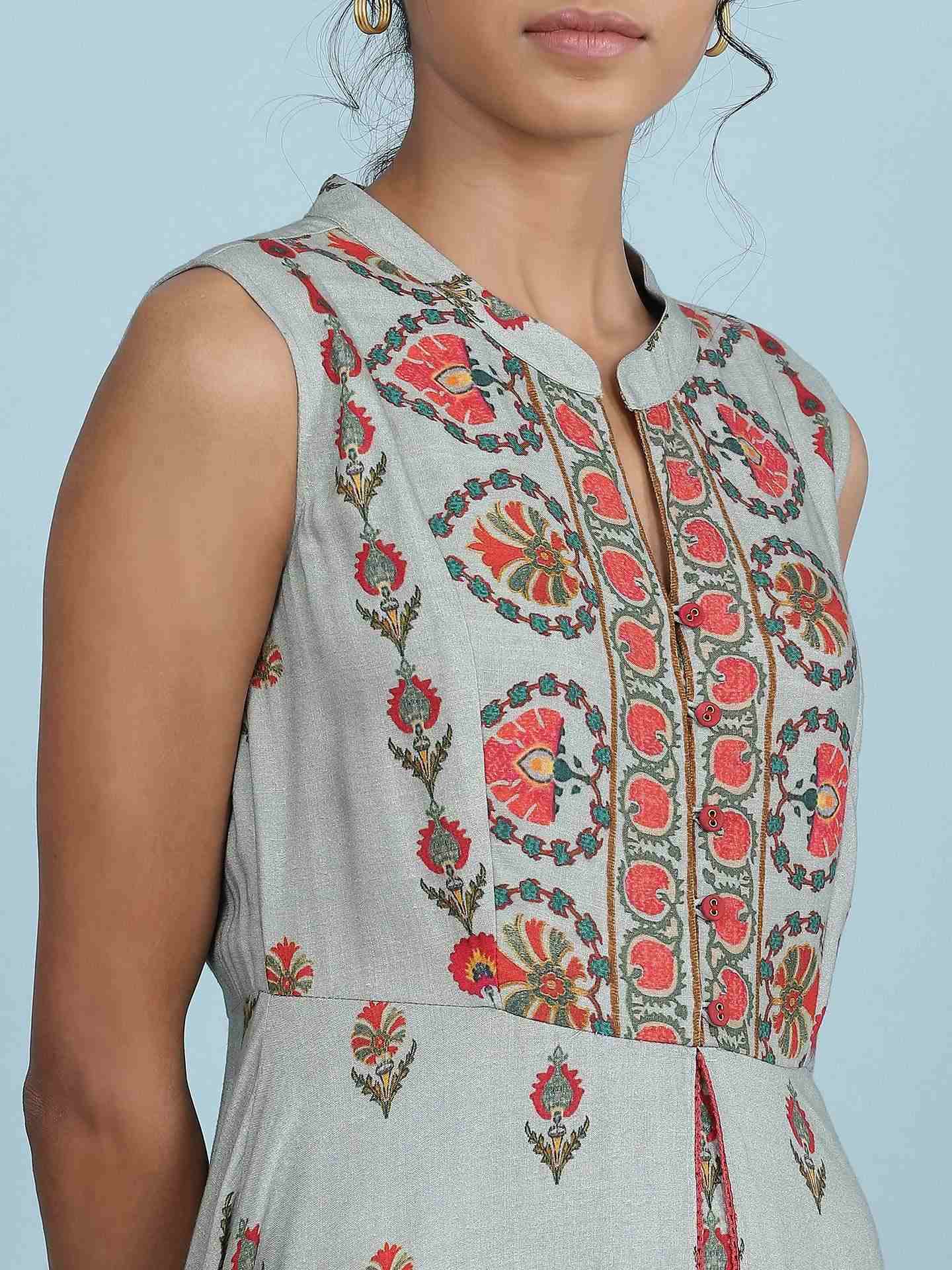 Green Rudra Long Dress