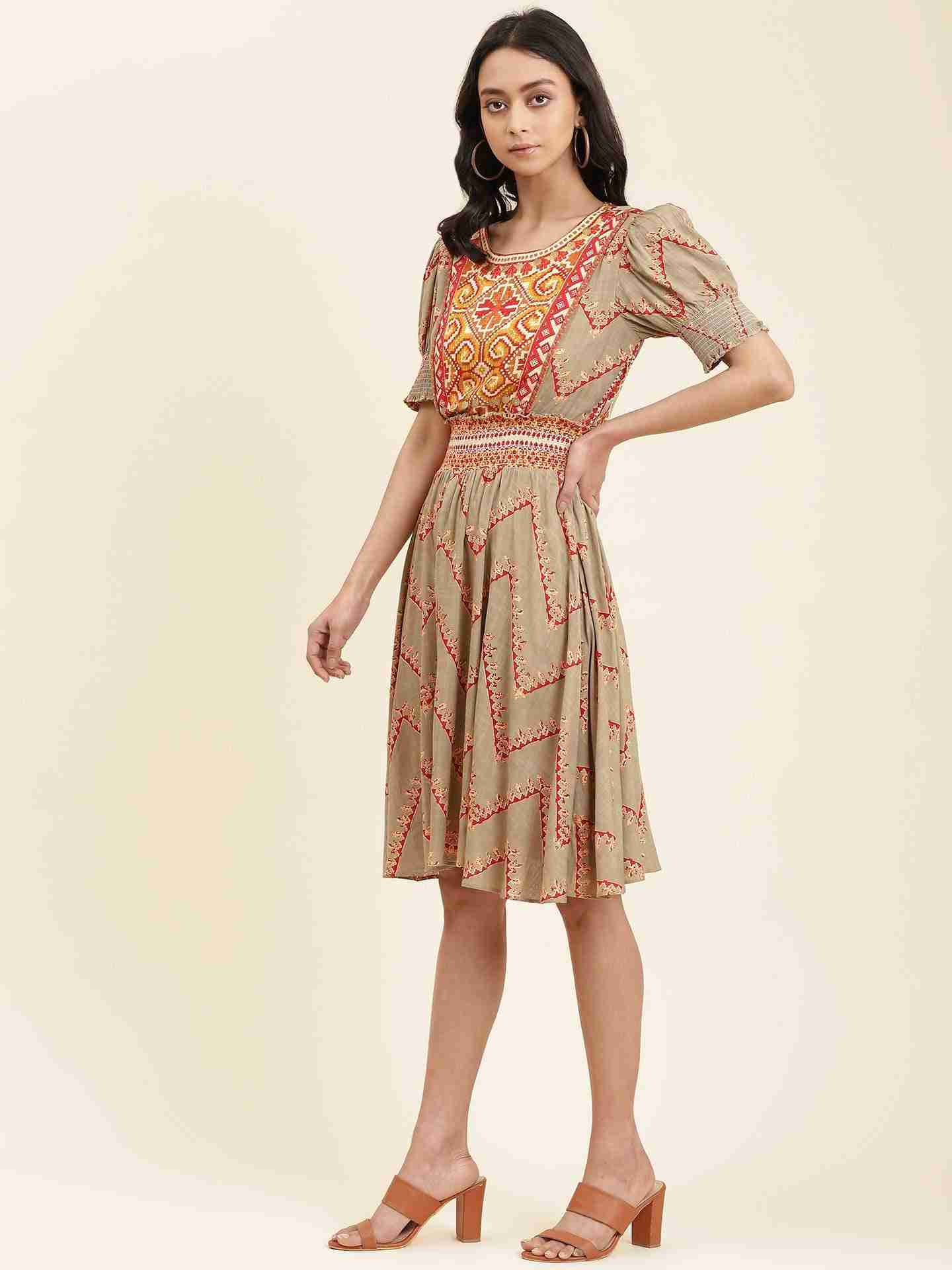 Olive Savrane Long Dress