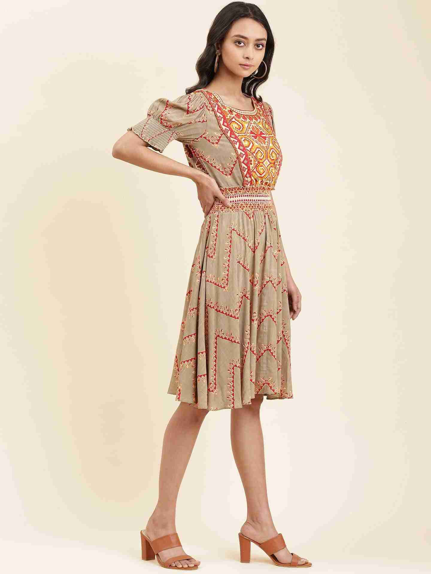Olive Savrane Long Dress