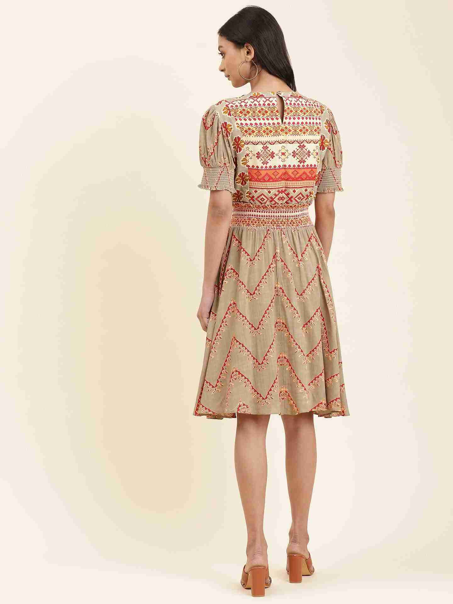 Olive Savrane Long Dress