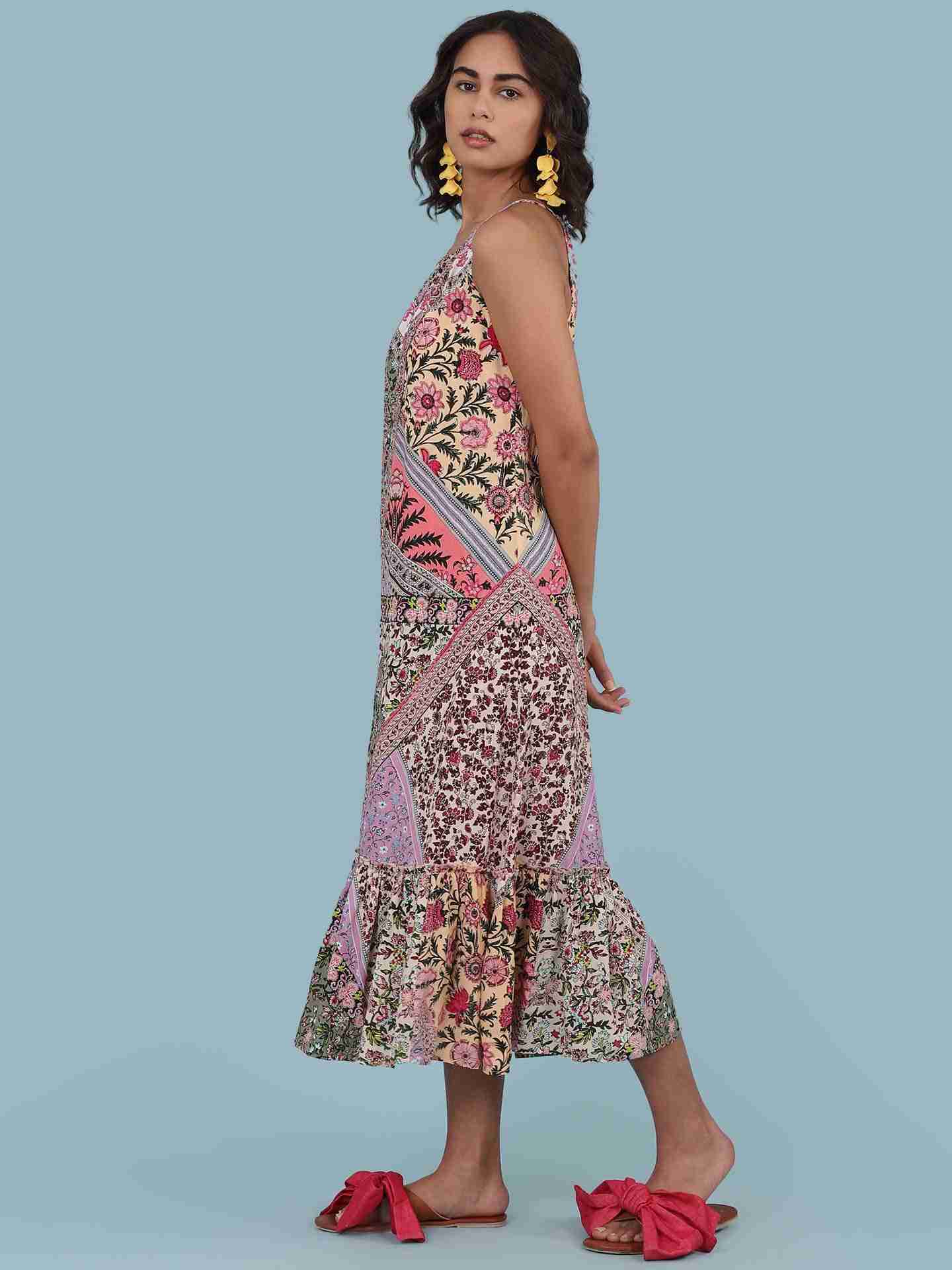 Dusty Pink Mastani Long Dress