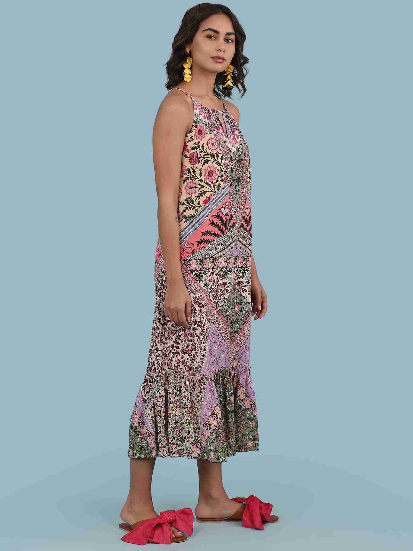 Dusty Pink Mastani Long Dress