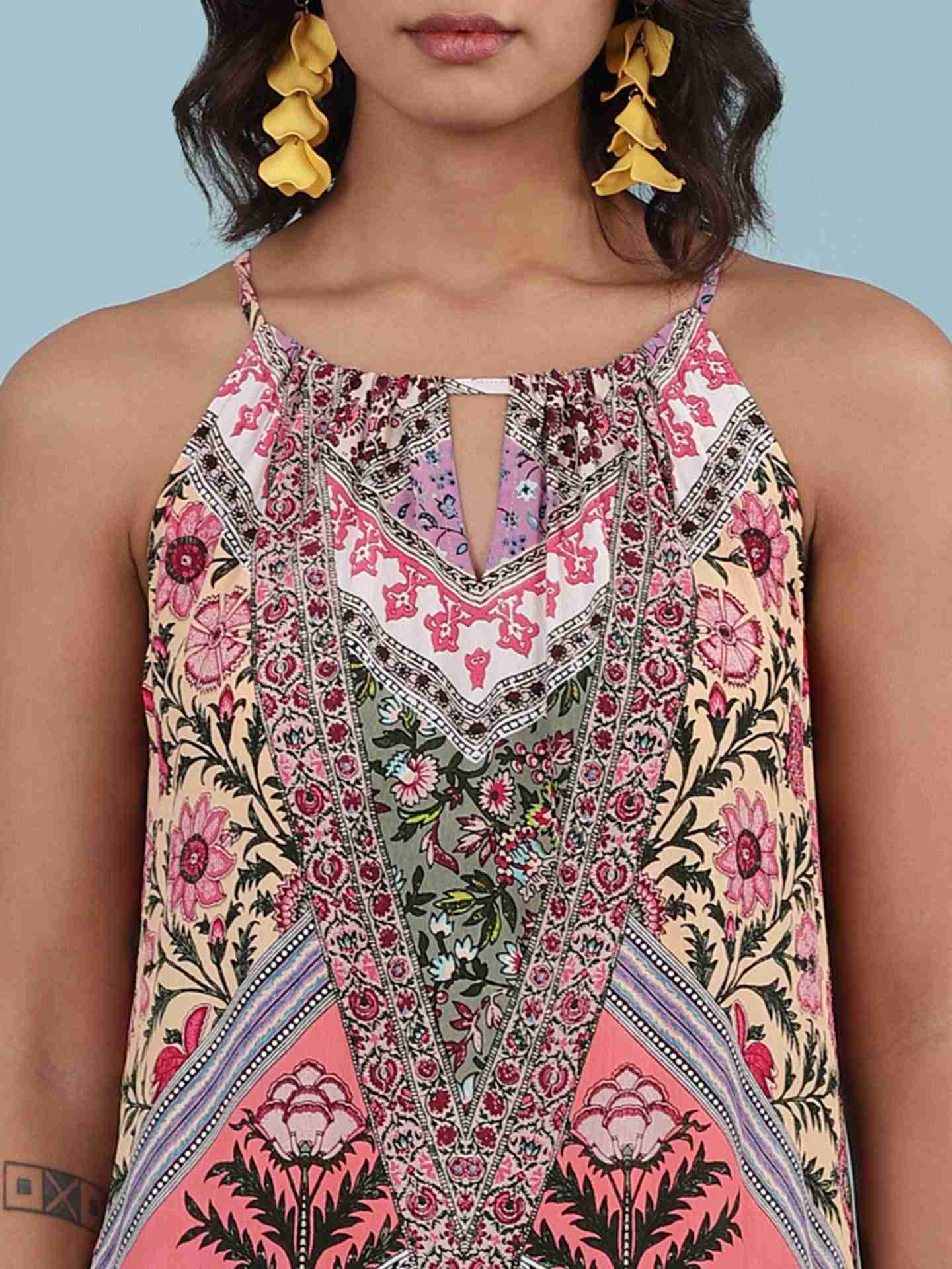 Dusty Pink Mastani Long Dress