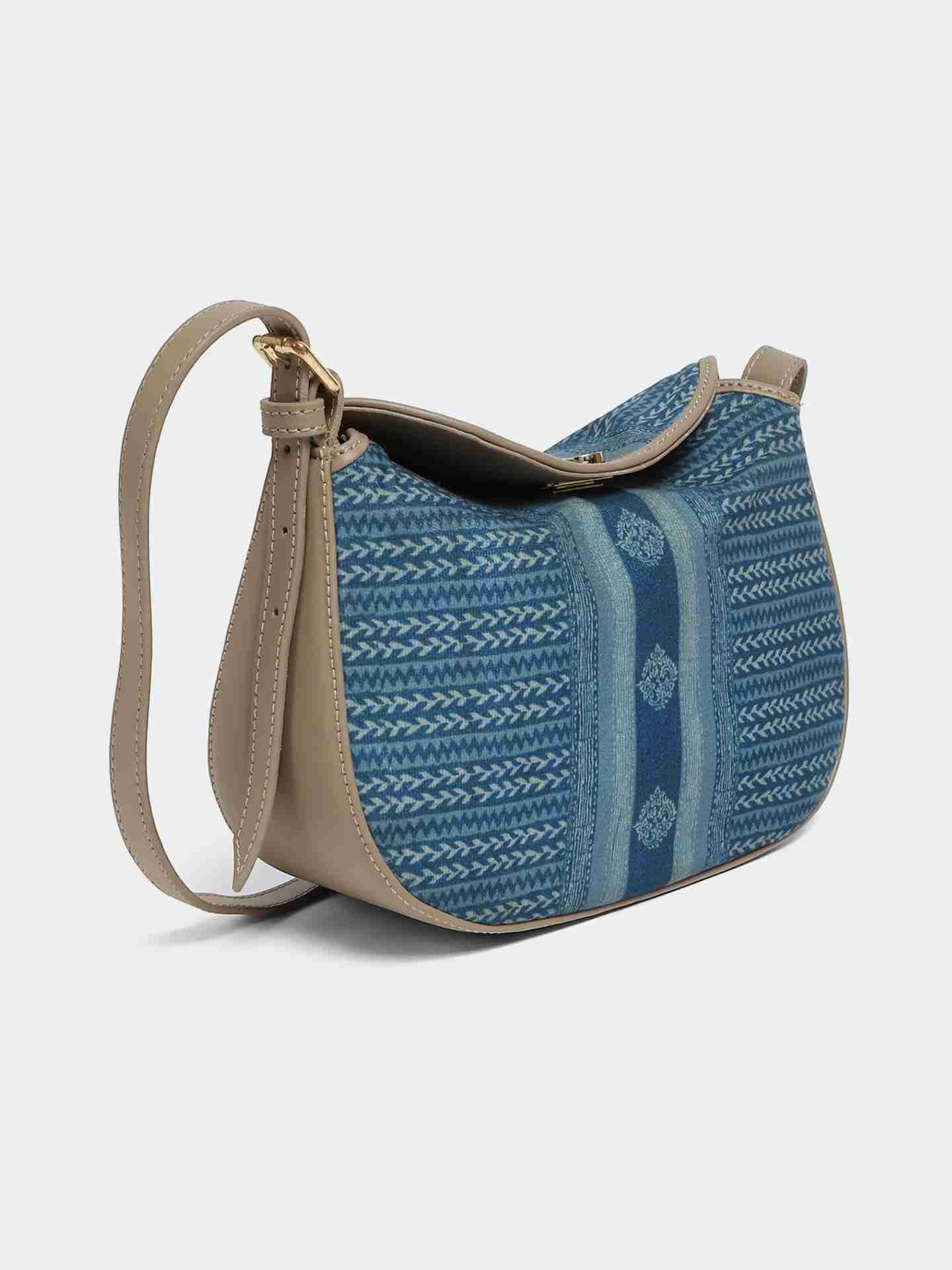 Blue Pashmina Sling
