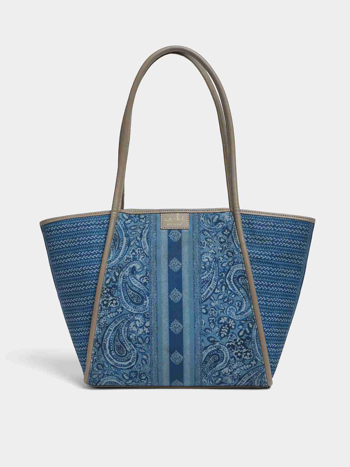 Blue Pashmina Handbag