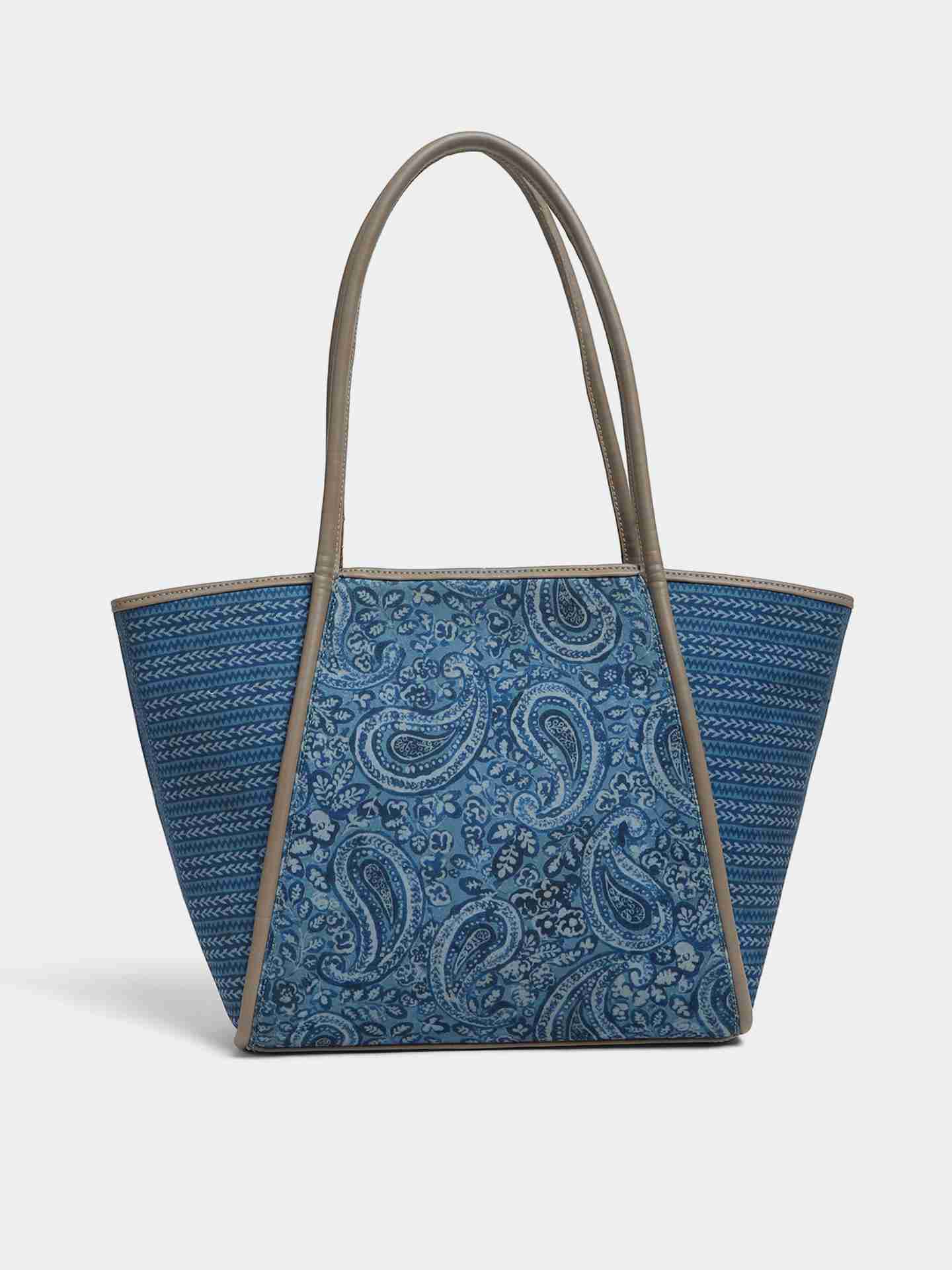 Blue Pashmina Handbag
