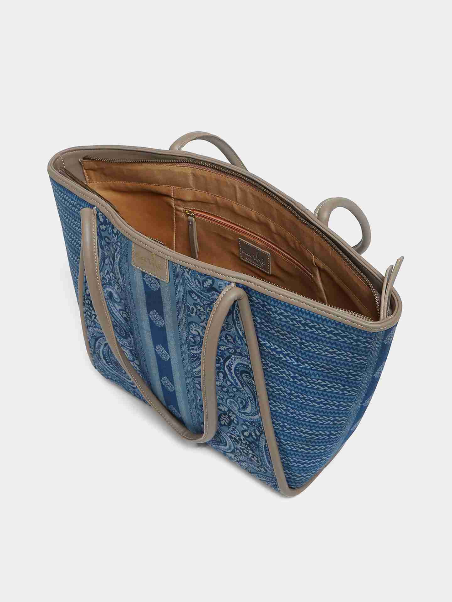 Blue Pashmina Handbag
